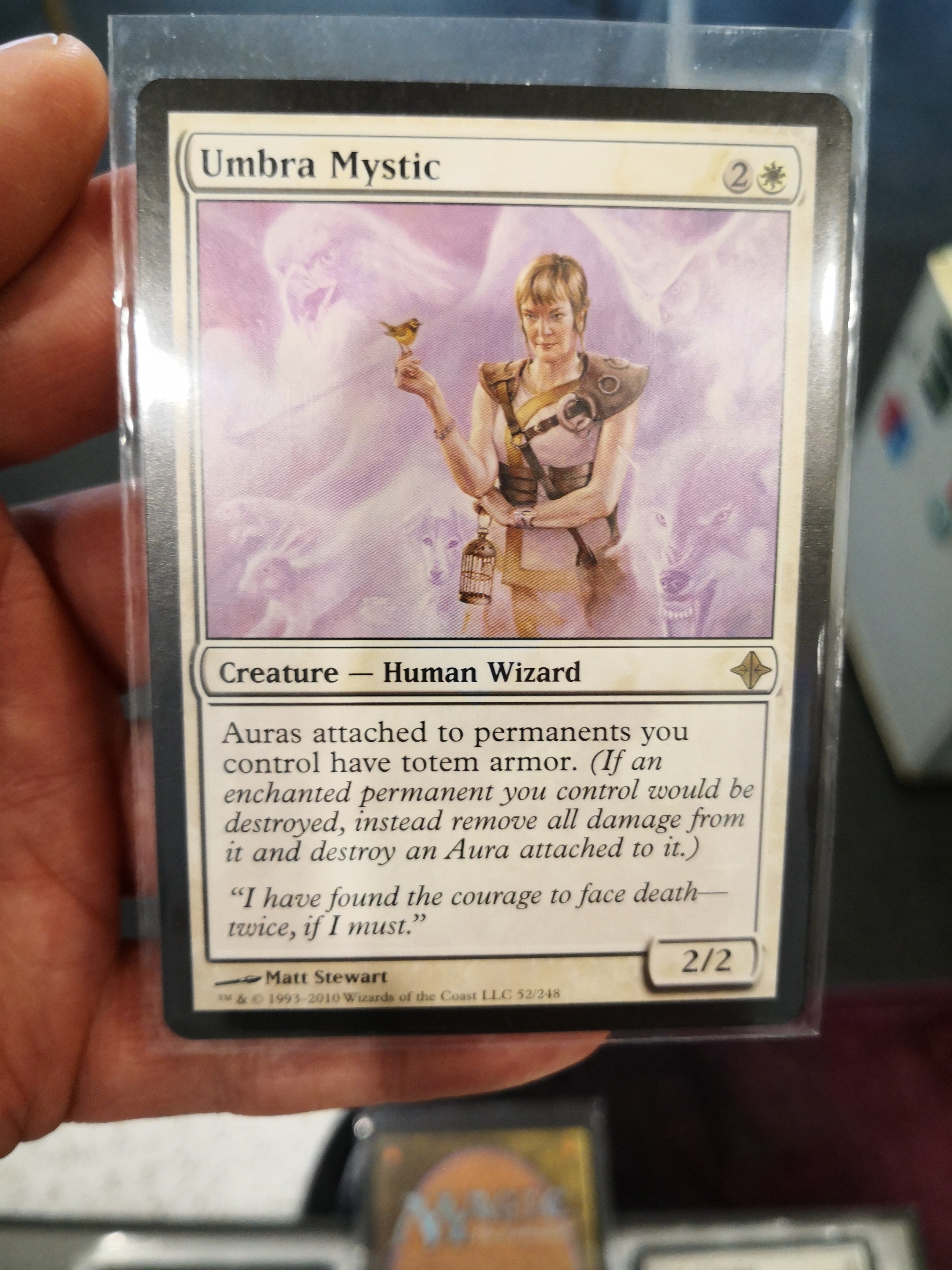 mtg umbra cards Umbra Mystic 52/248 NM / LP – Magic Red Dragon