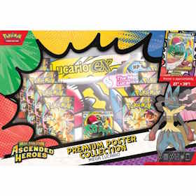 Pokemon TCG Ascended Heroes Premium Poster Collection - Mega Lucario ex (Pre-order) Arrives 30th April