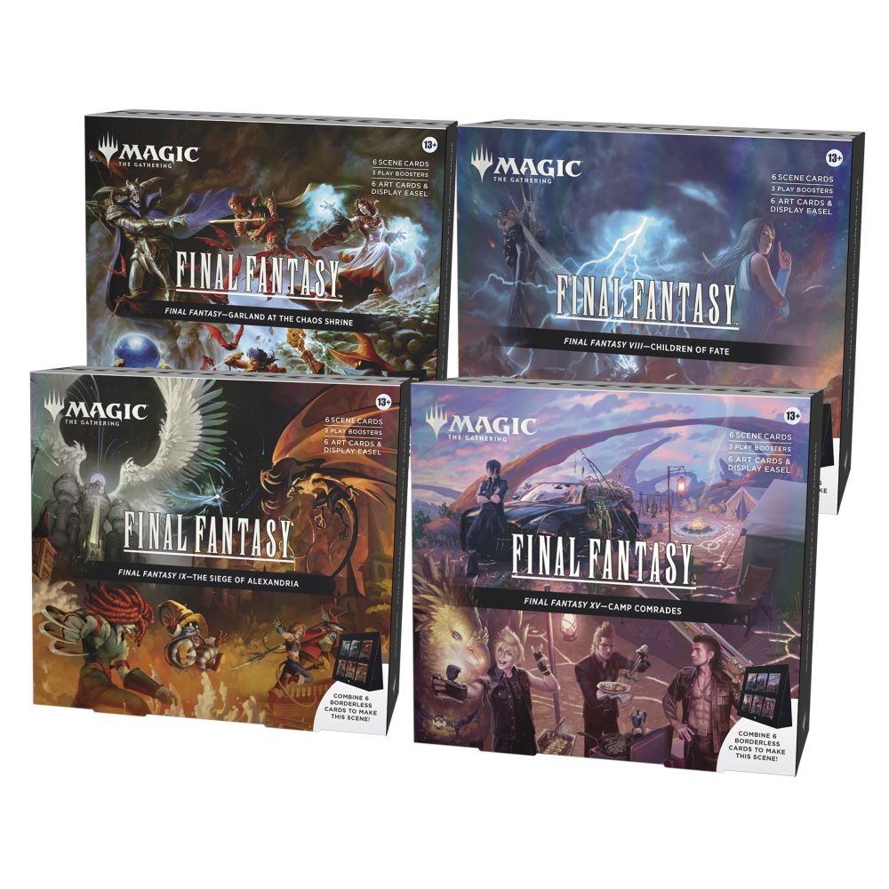MTG Final Fantasy - Scene Box - Holiday Release - (PRE-ORDER) Complete Set of 4 - Release Date December 5