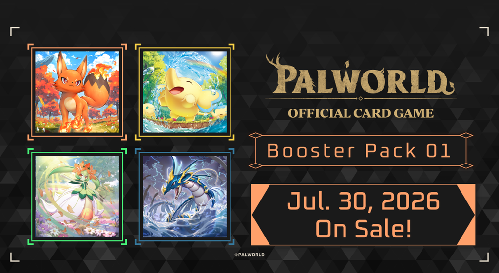 Palworld OFFICIAL CARD GAME BP01 Dawn of Palpagos - Booster Box - Pre Order - Arrives mid september