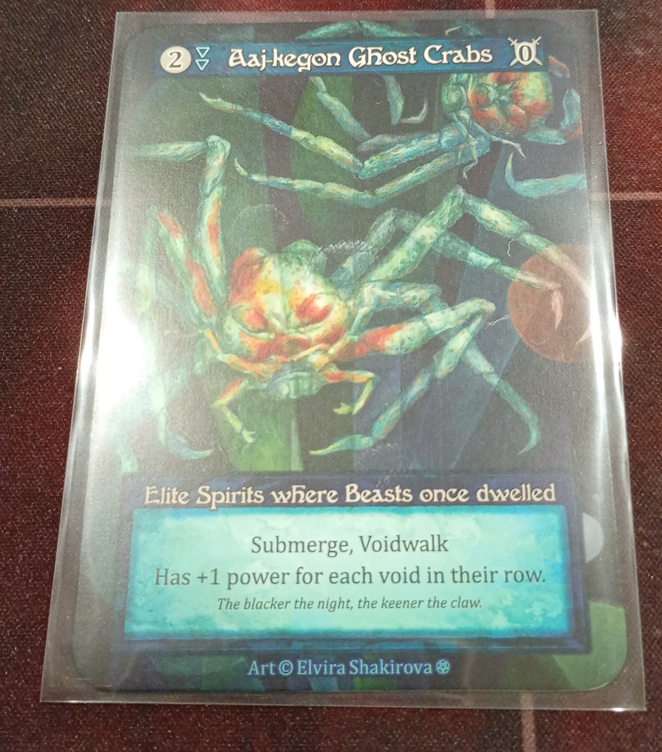Aaj-kegon Ghost Crabs. Sorery tcg. Gothic