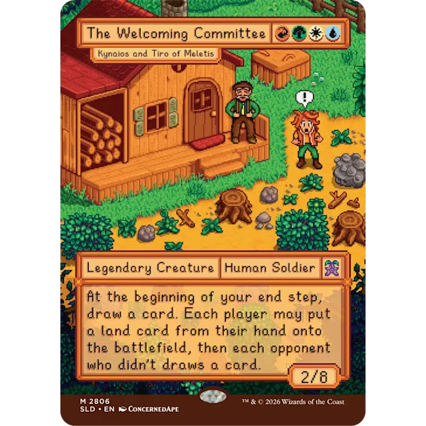 Secret Lair x Stardew Valley: Welcome to Stardew Valley - NON FOIL ( Pre order) Release date :September 18, 2026