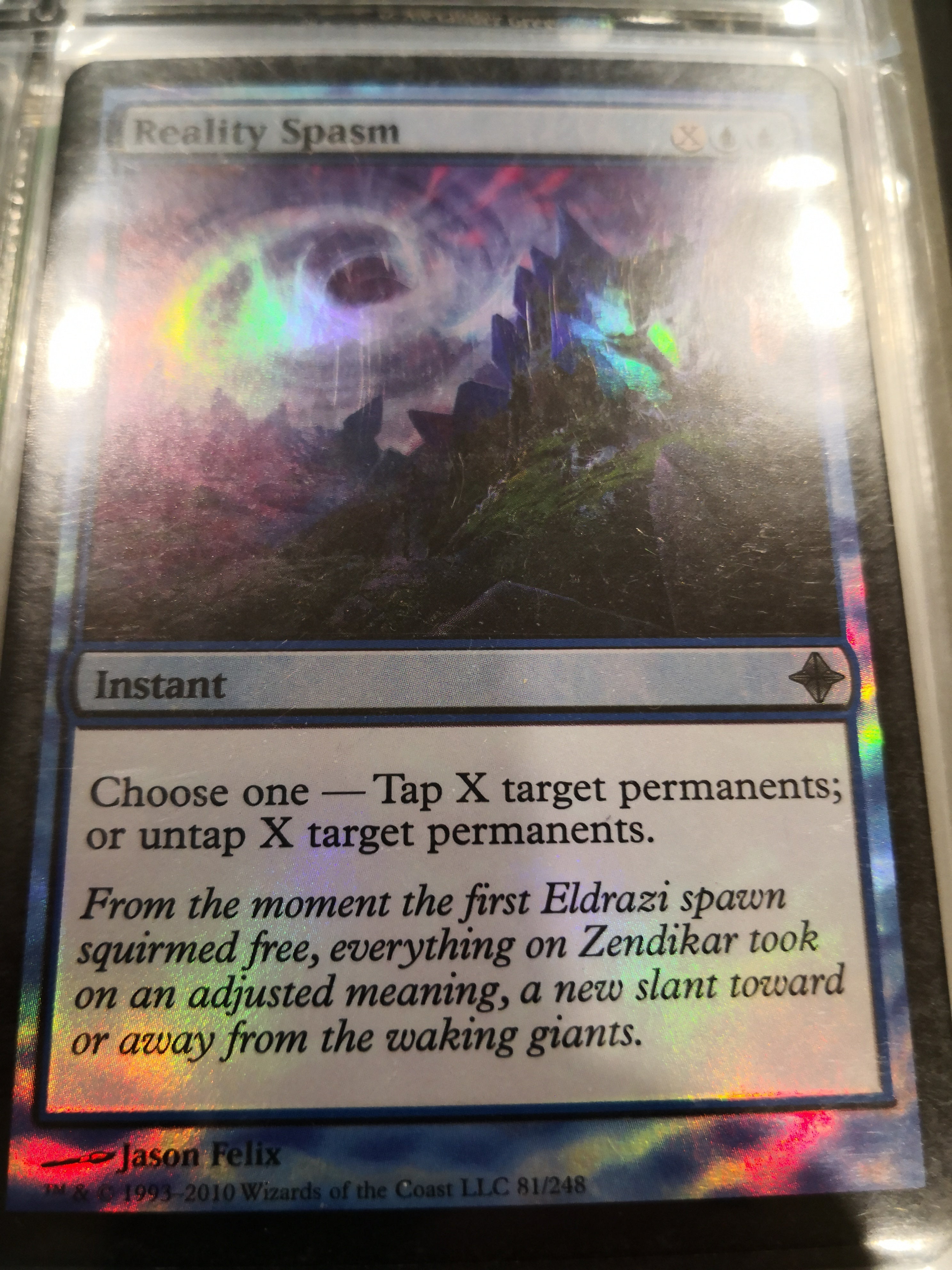 Reality Spasm 81/248 NM / LP FOIL