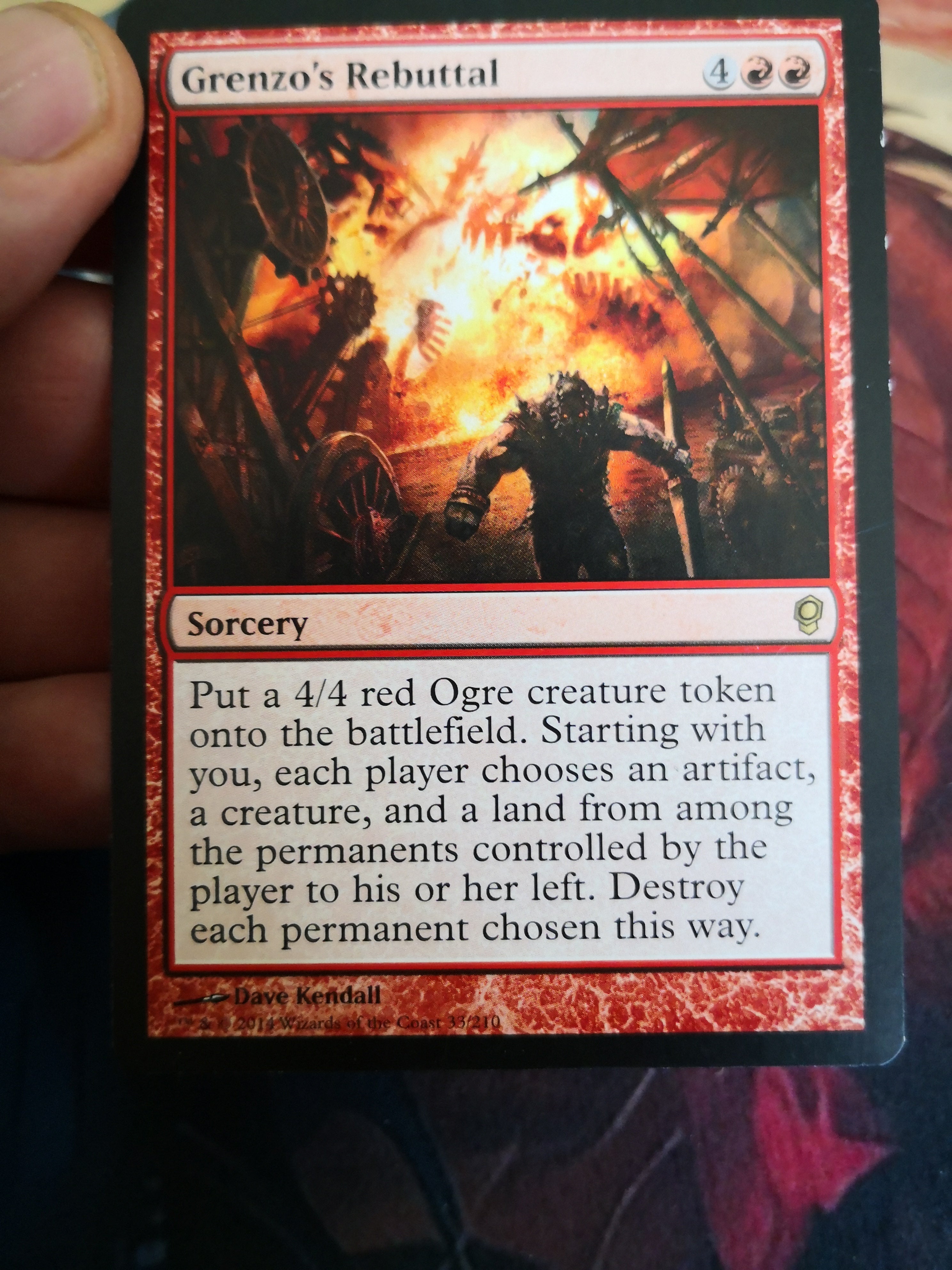 Grenzo's Rebuttal 33/210