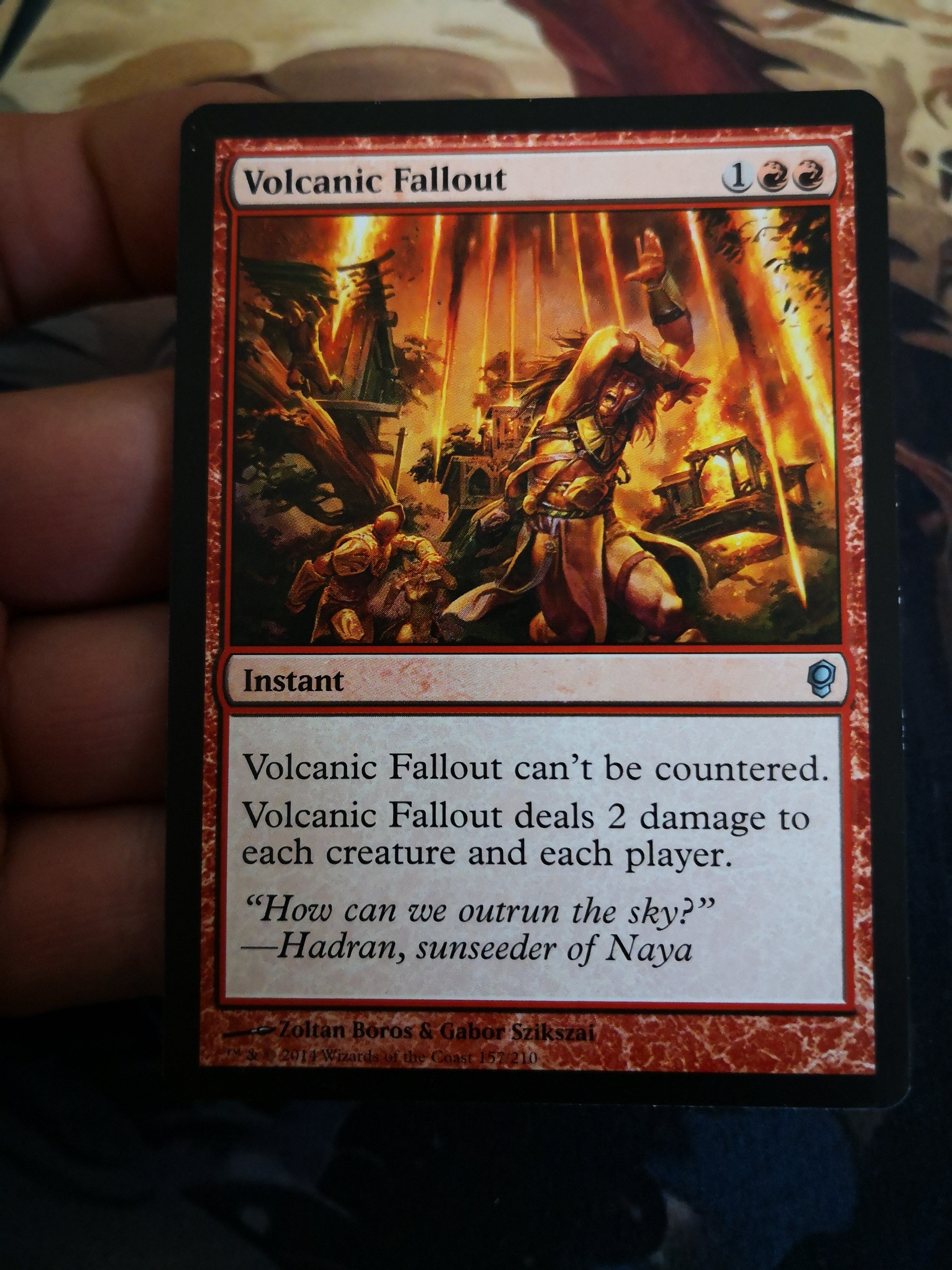 Volcanic Fallout 157/210