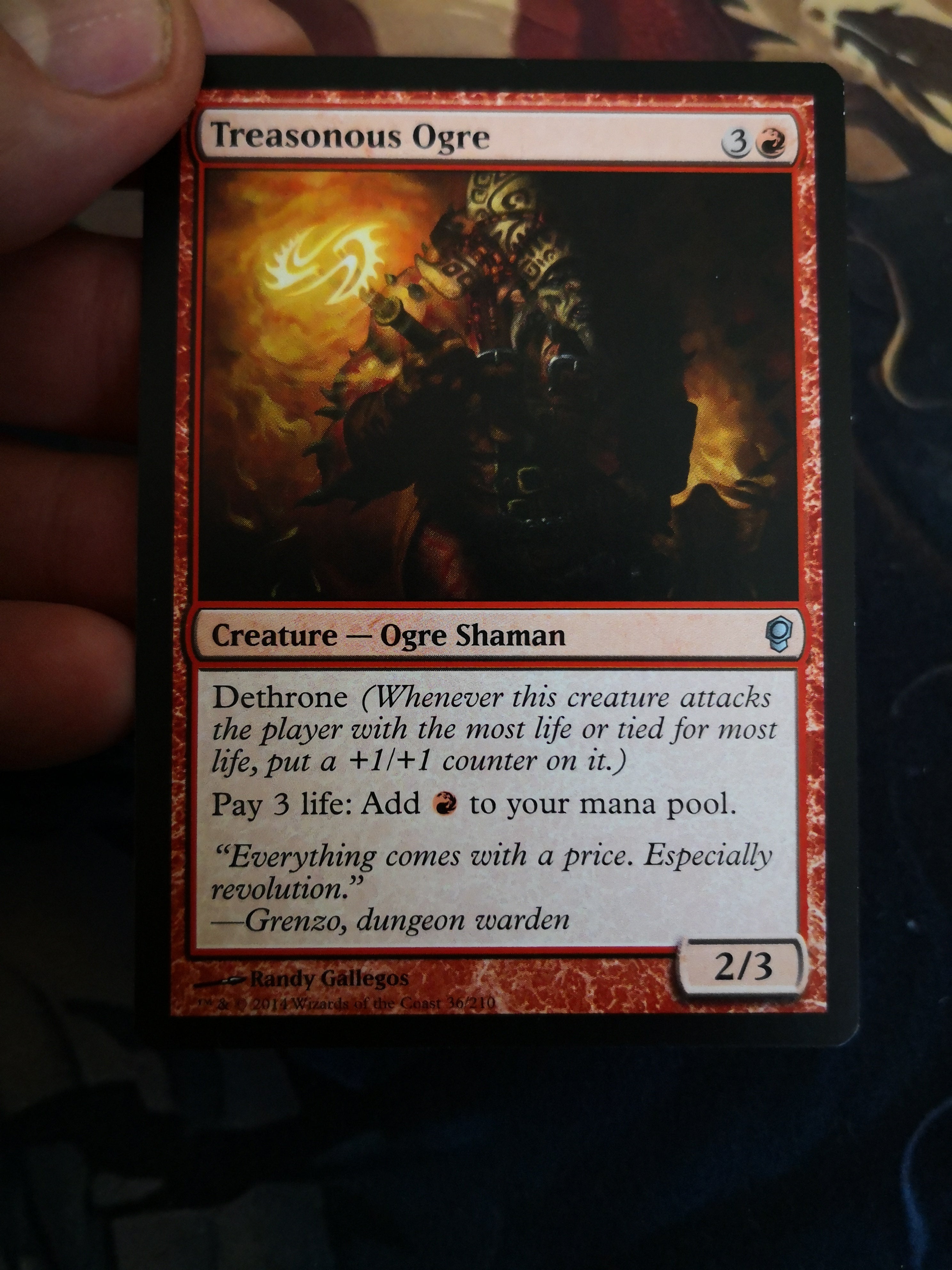 Treasonous Ogre 36/210