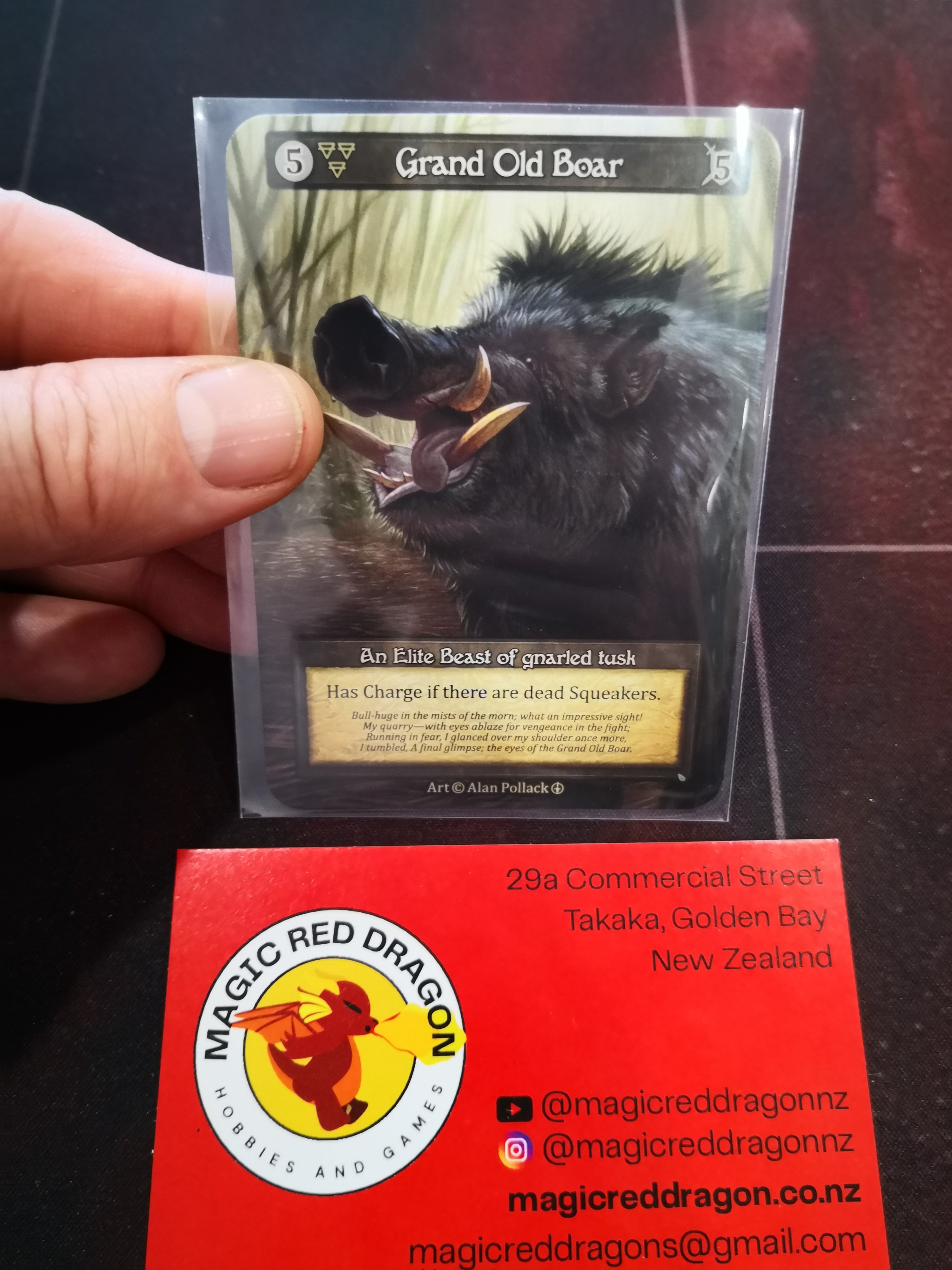 Sorcery Singles- Grand Old Boar