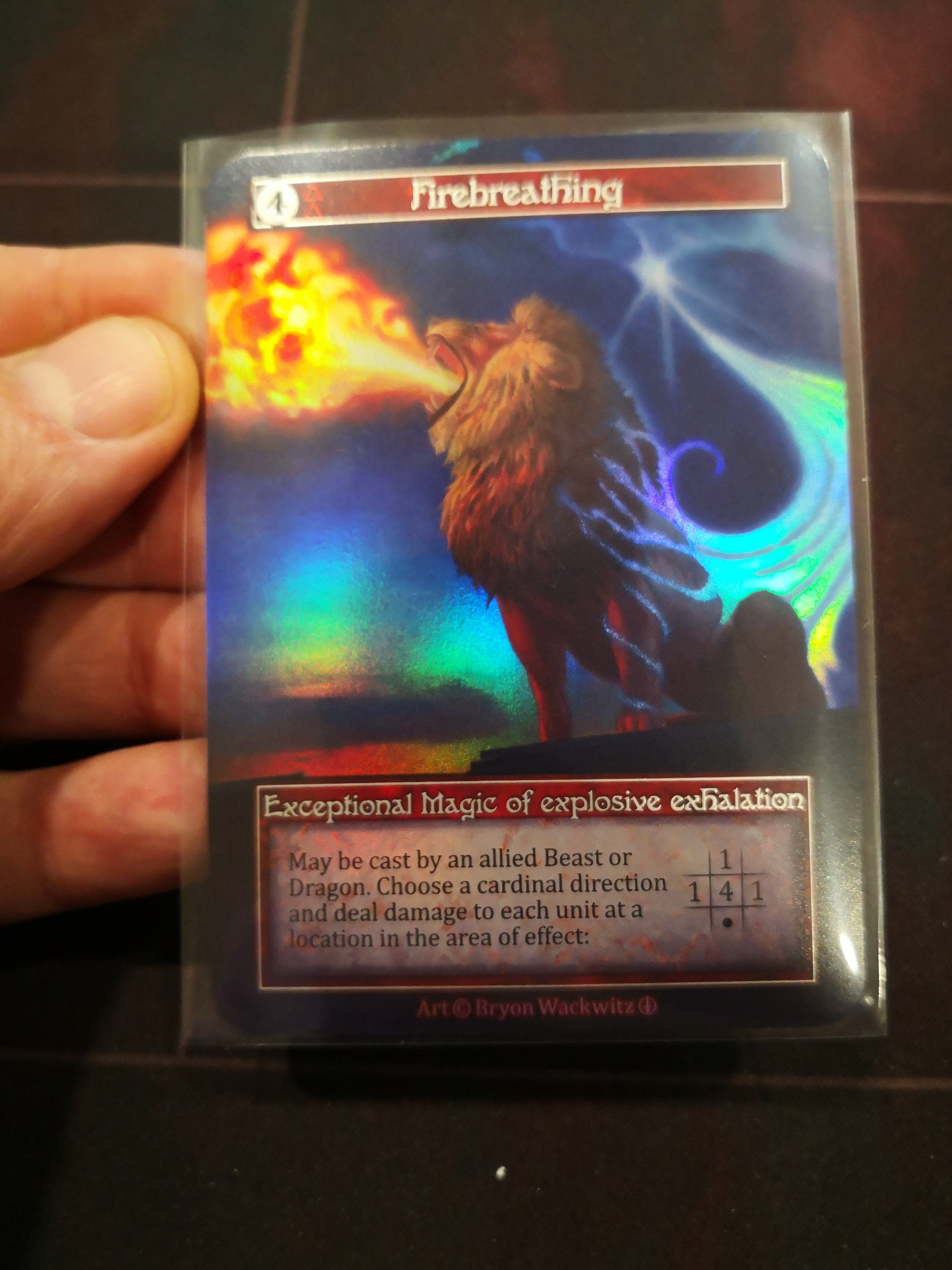 Sorcery TCG singles - Firebreathing FOIL