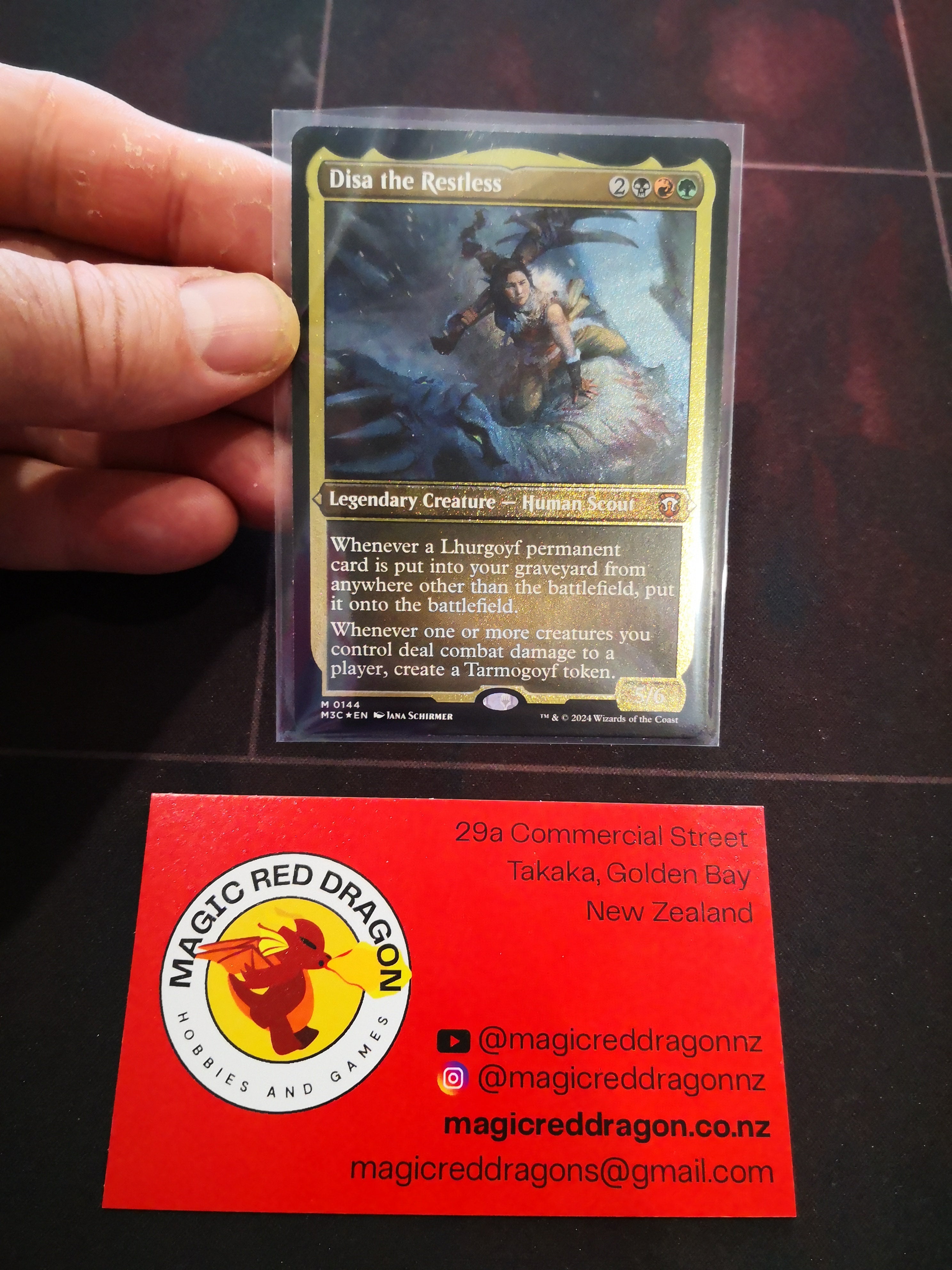 Disa The Restless M 0001 FOIL Etched Display Commander