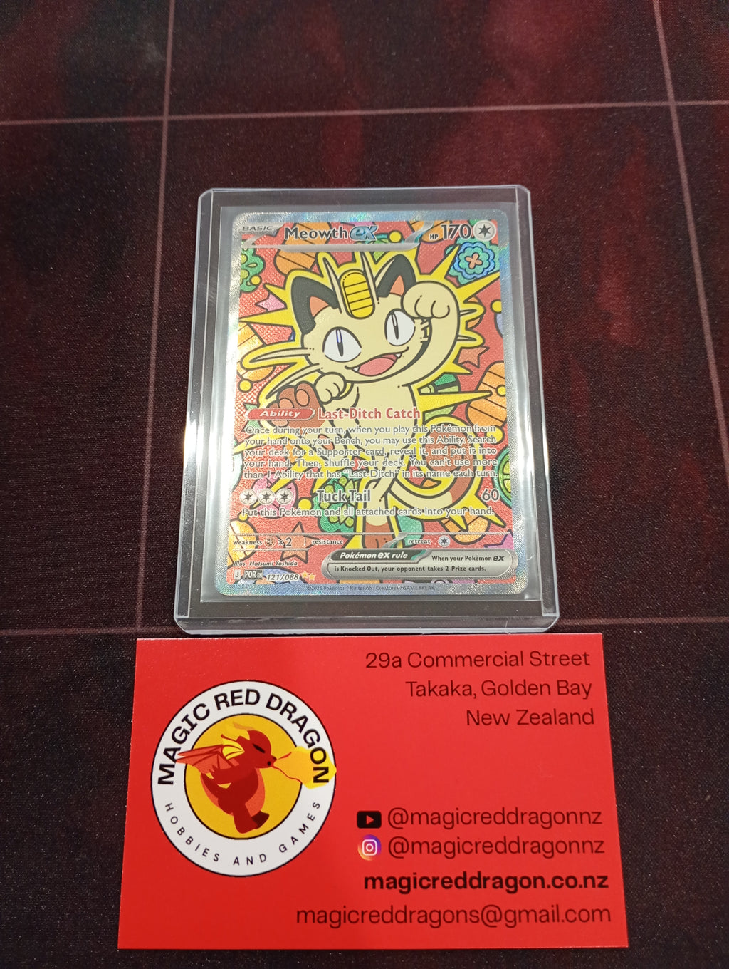 Meowth EX 121/088 - Pokemon TCG Singles - Special Illustration Rare