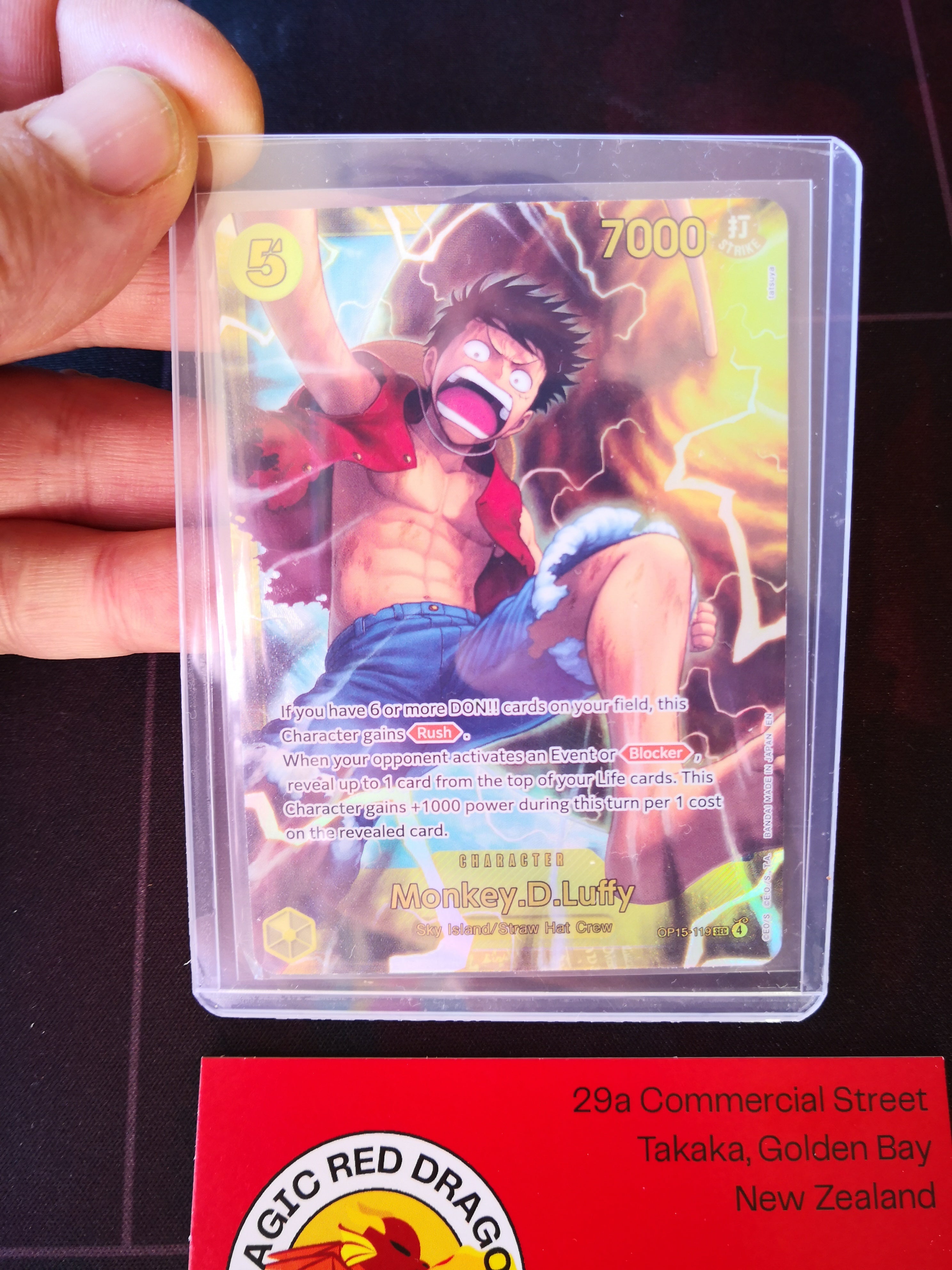 Monkey. D. Luffy SEC OP-15-119 - One Piece TCG