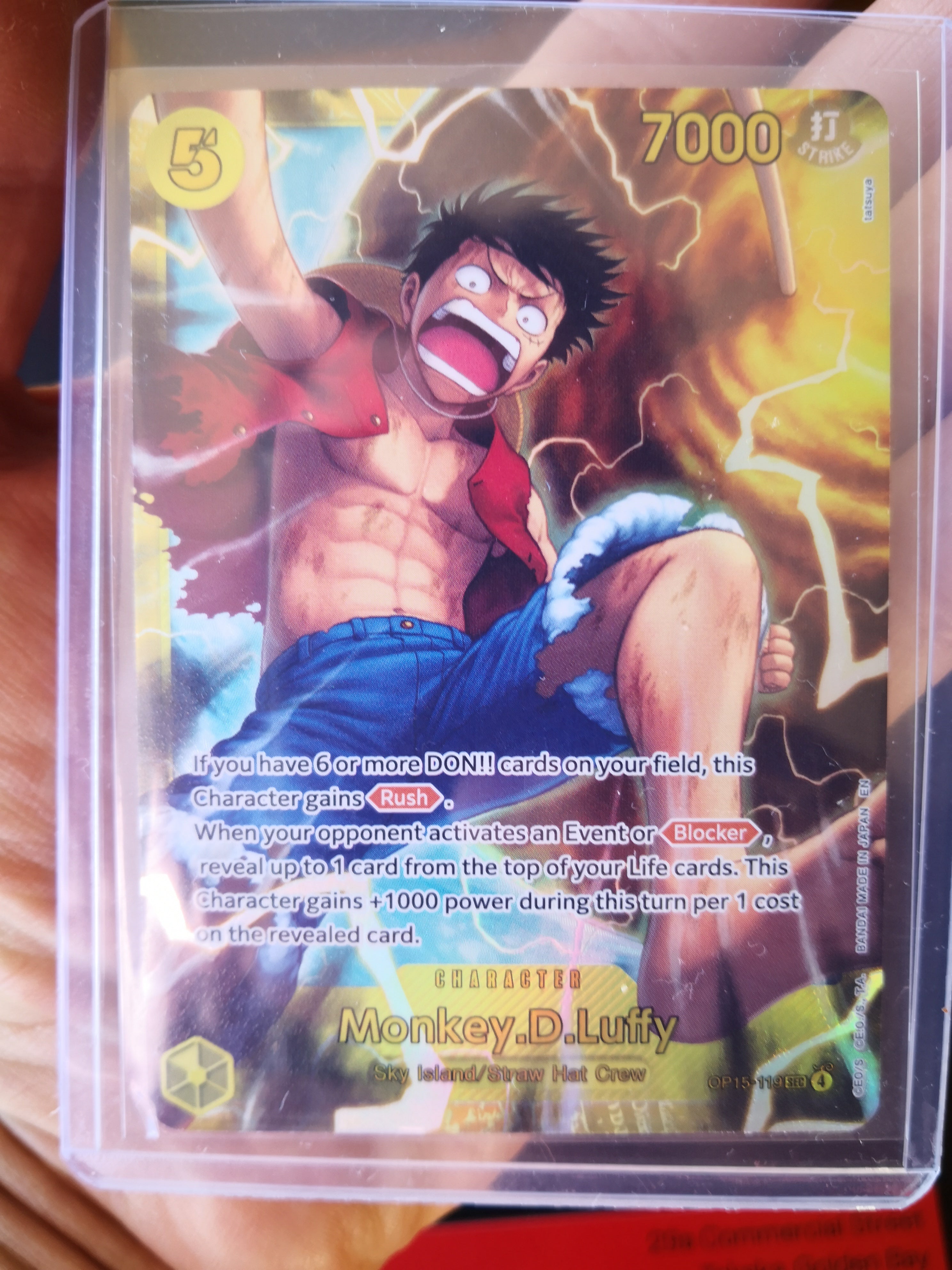 Monkey. D. Luffy SEC OP-15-119 - One Piece TCG