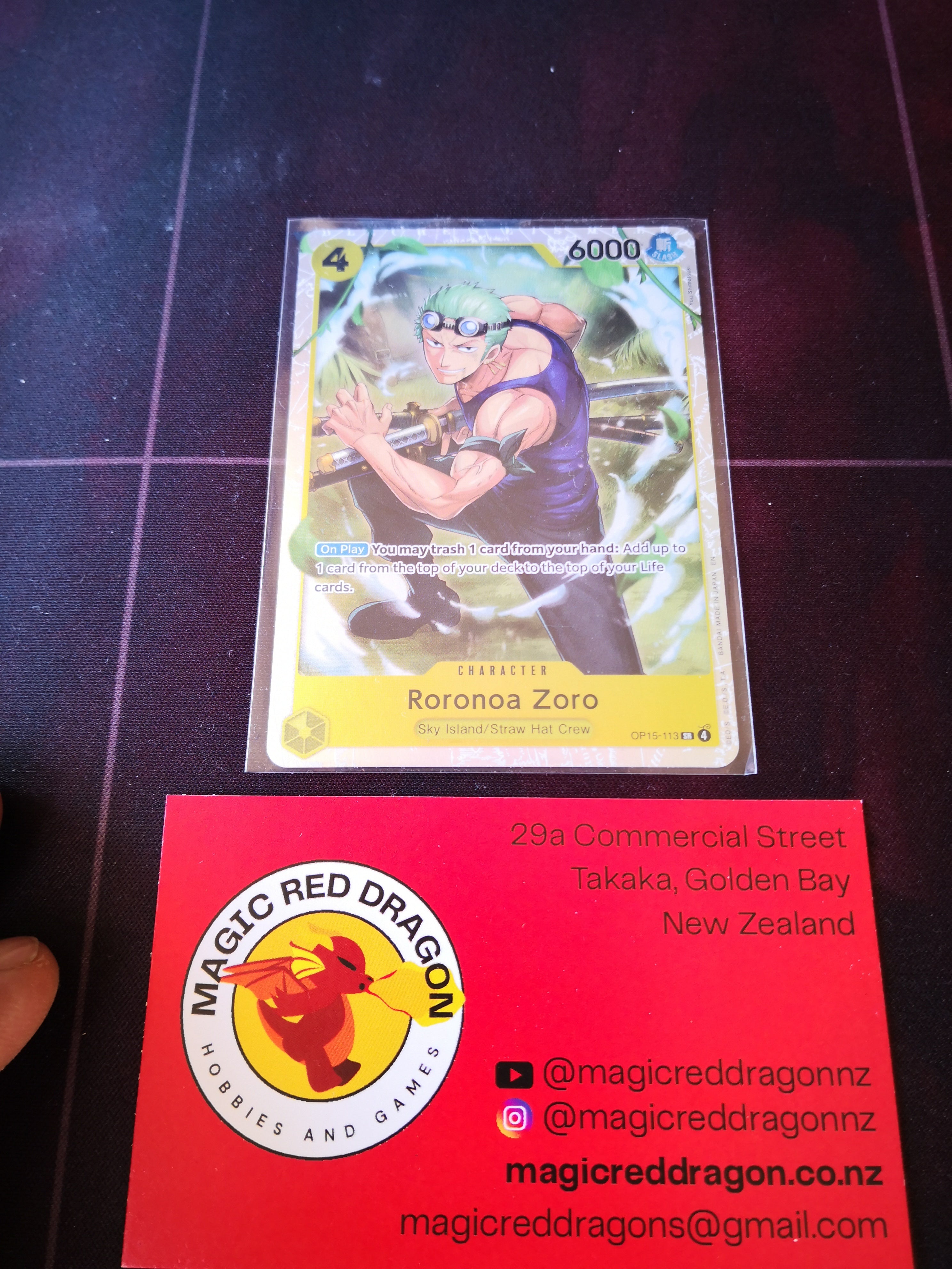 Roronoa Zoro SR OP-15-113 - One Piece TCG