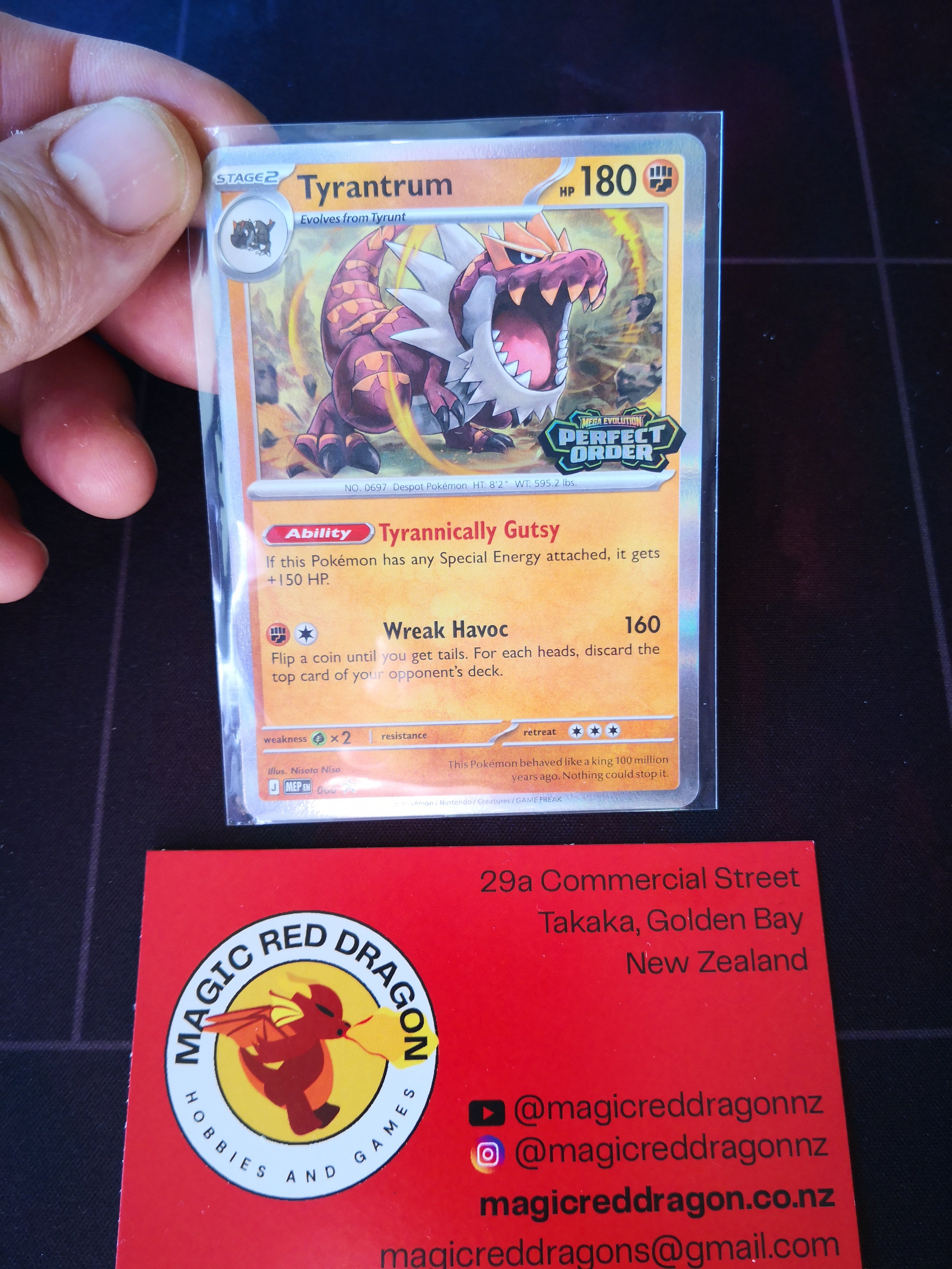 Tyrantrum 066 stamped promo - Pokemon TCG Singles