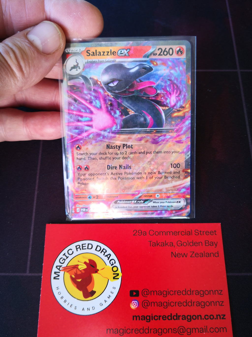 Pokemon TCG Singles- Salazzle EX 016/088