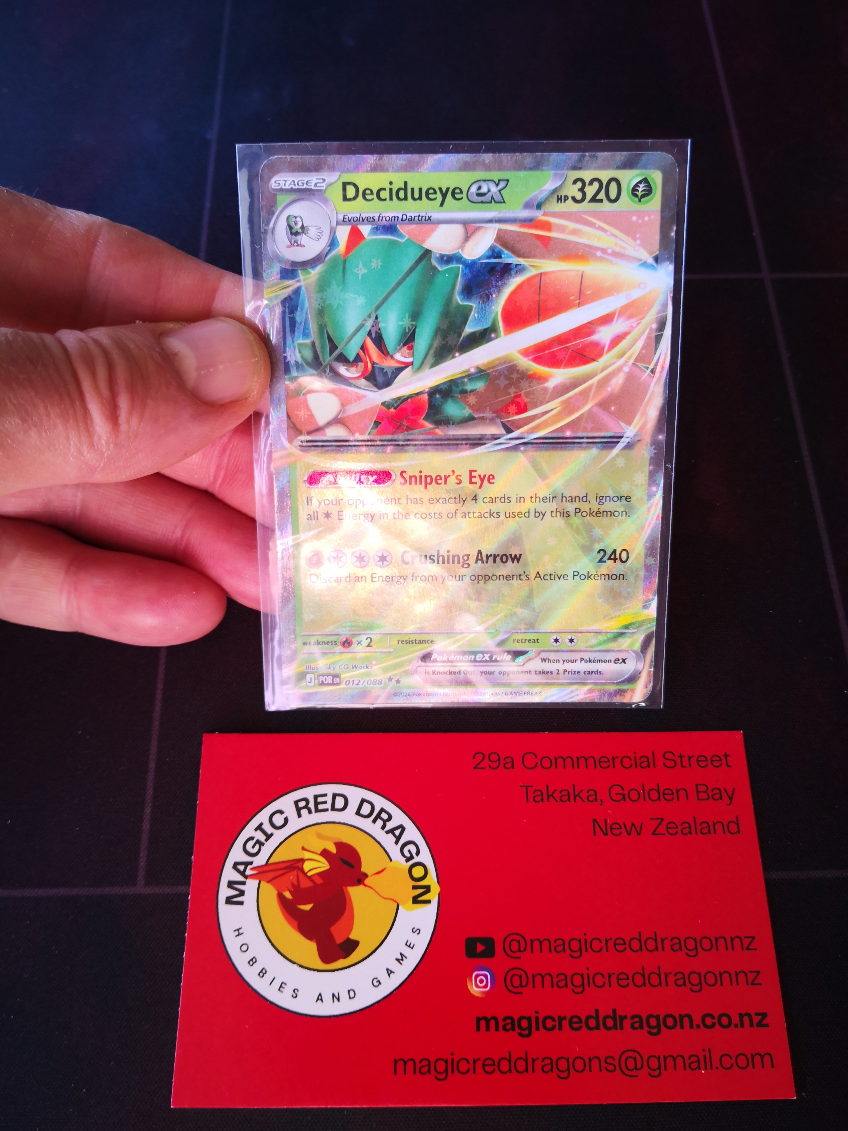 Pokemon TCG Singles - Decidueye EX 012/088