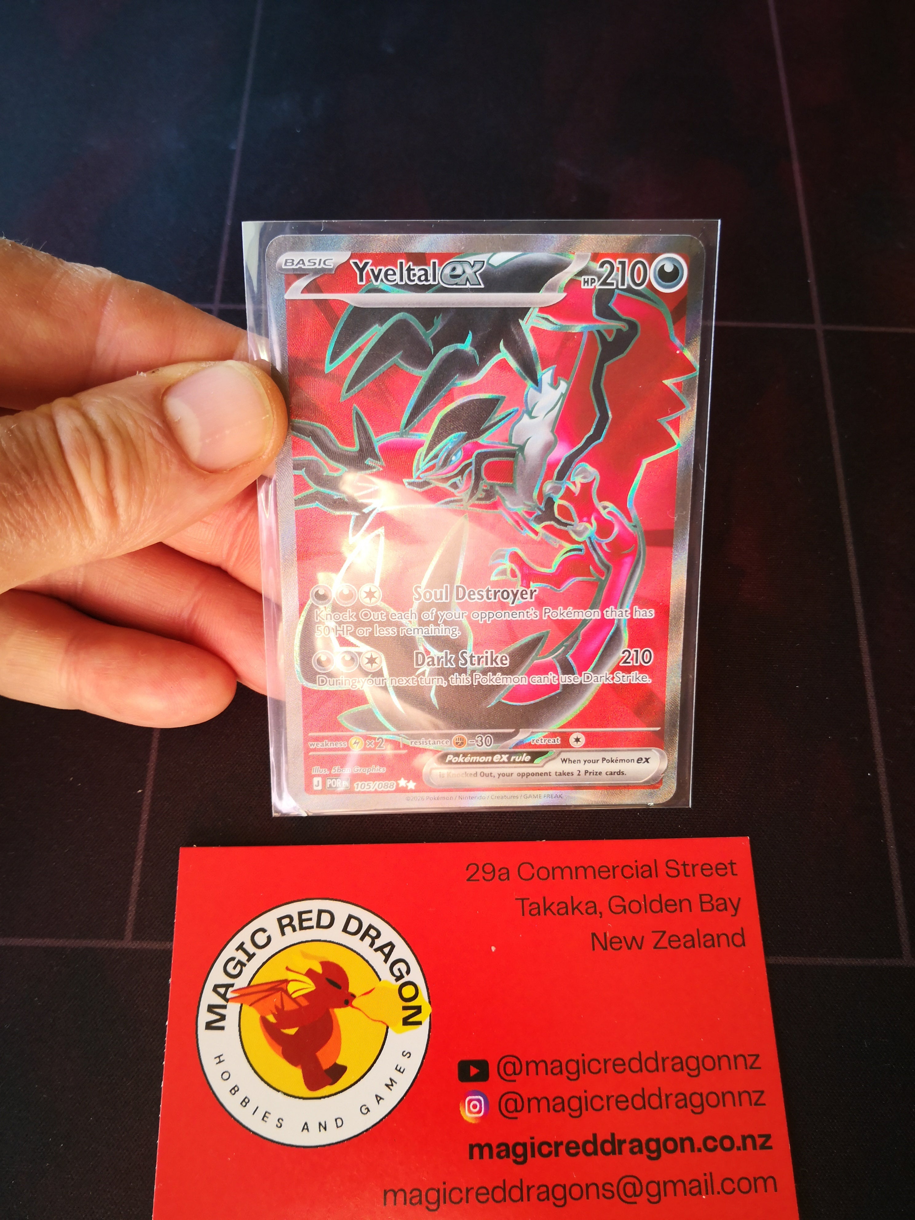 Pokemon TCG Singles- Yvetal EX 105/088