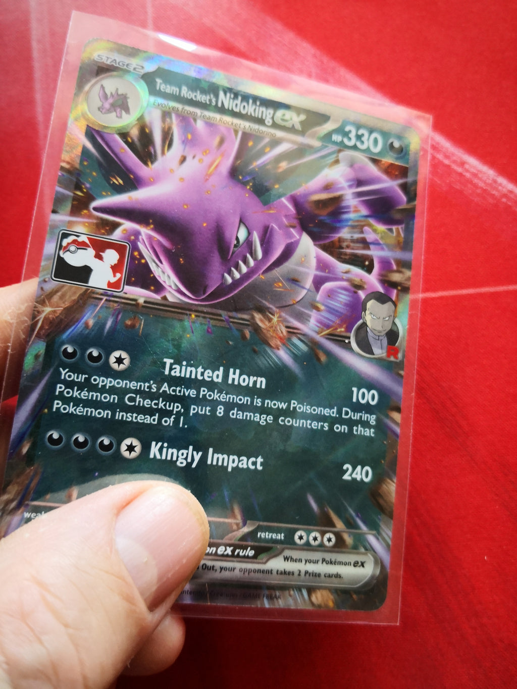 Team Rocket's Nidoking EX - Prize Pack Stamped - Pokemon TCG Singles