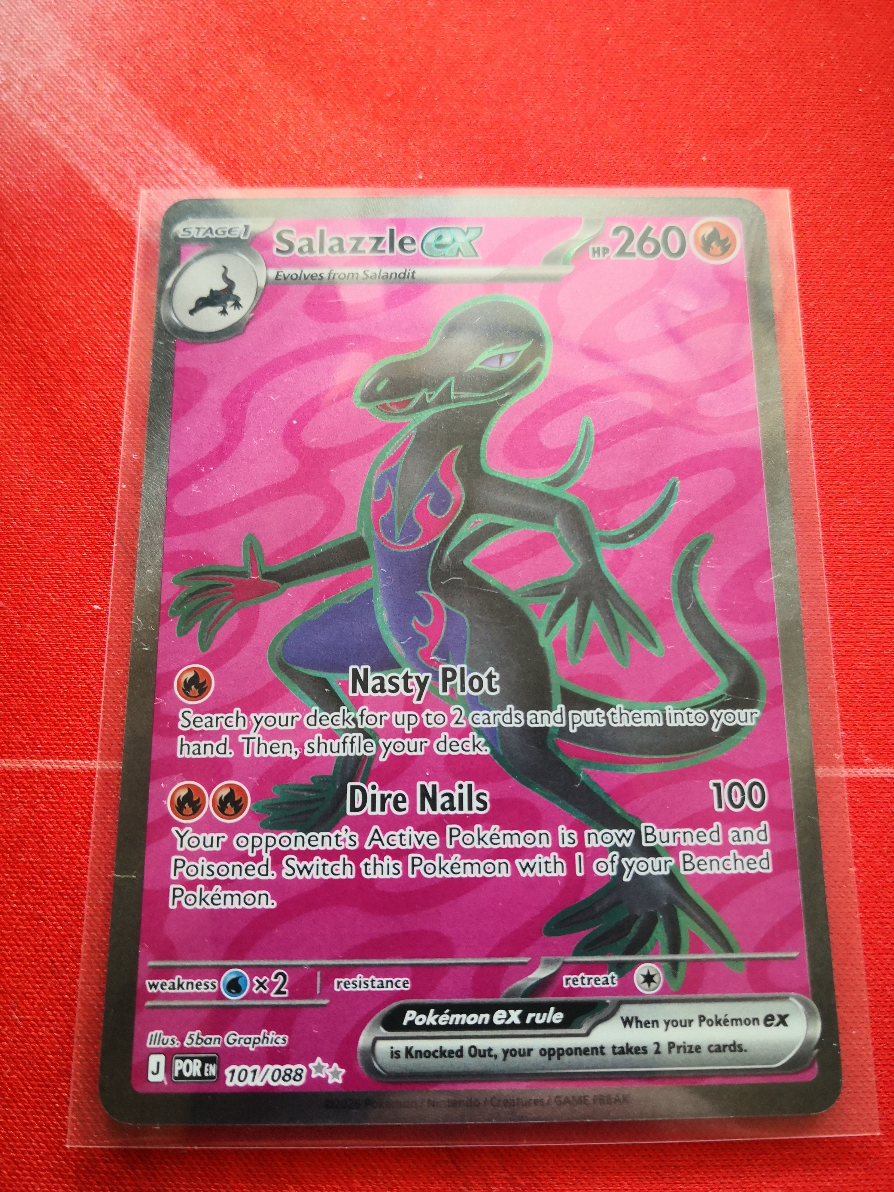 Salazzle EX 101/088 - Pokemon TCG Singles