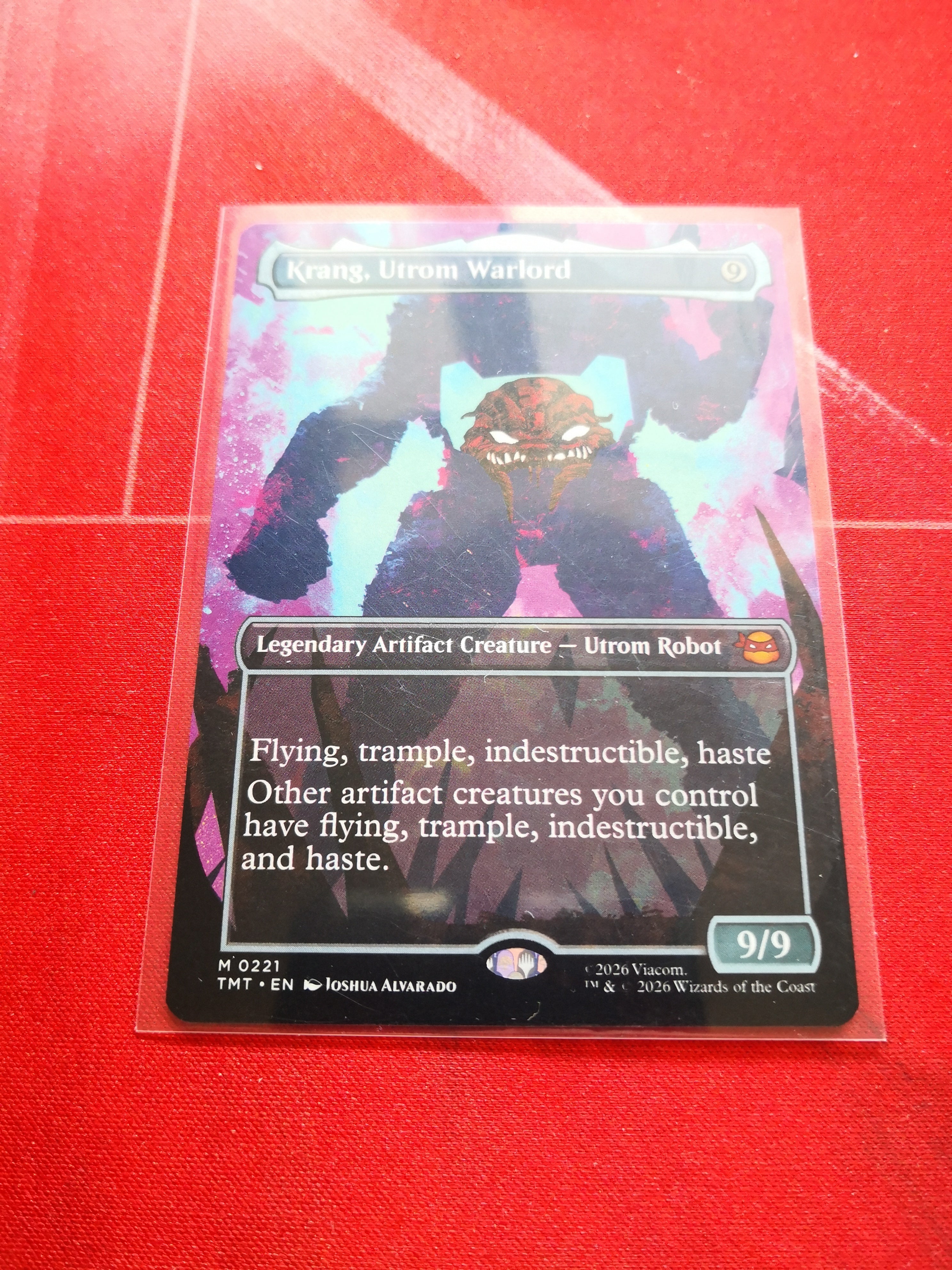 Krang, Utrom Warlord M 0221 - MTG Singles -Borderless