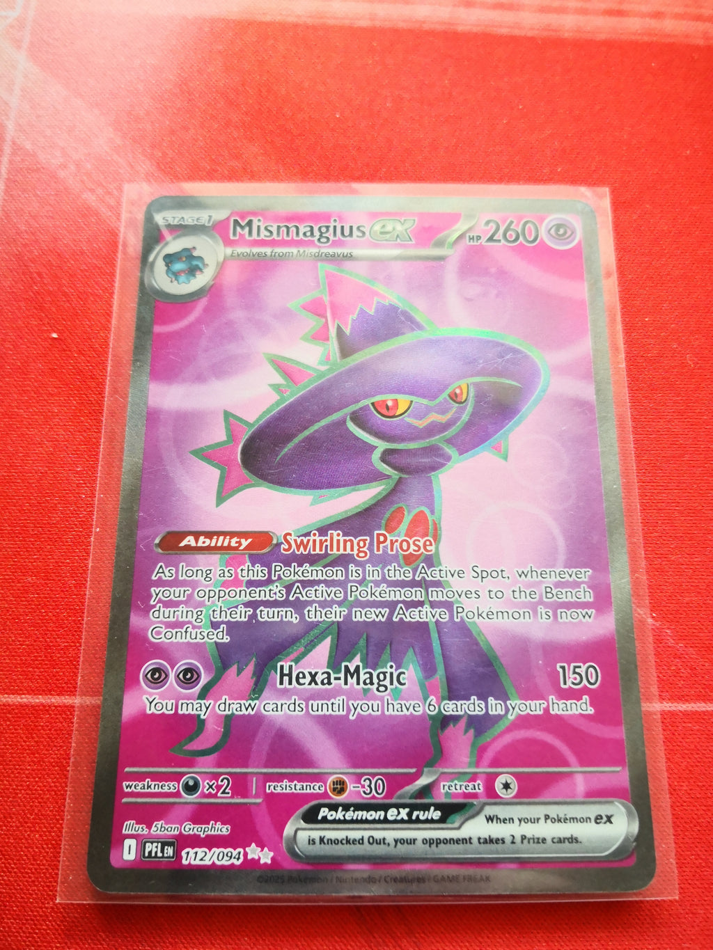 Mismagius EX 112/094 - Pokemon TCG Singles