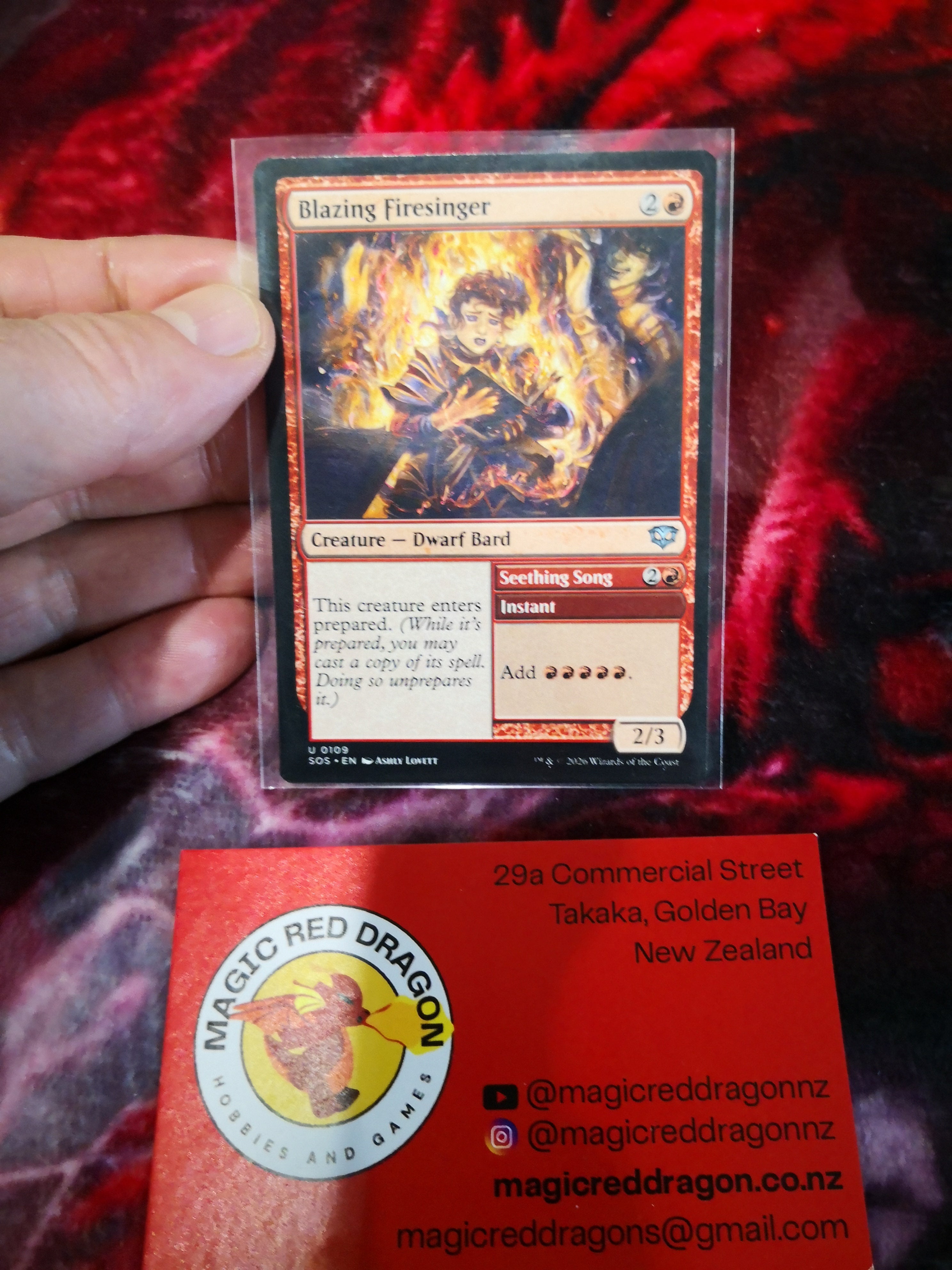 Blazing Firesinger U 0109