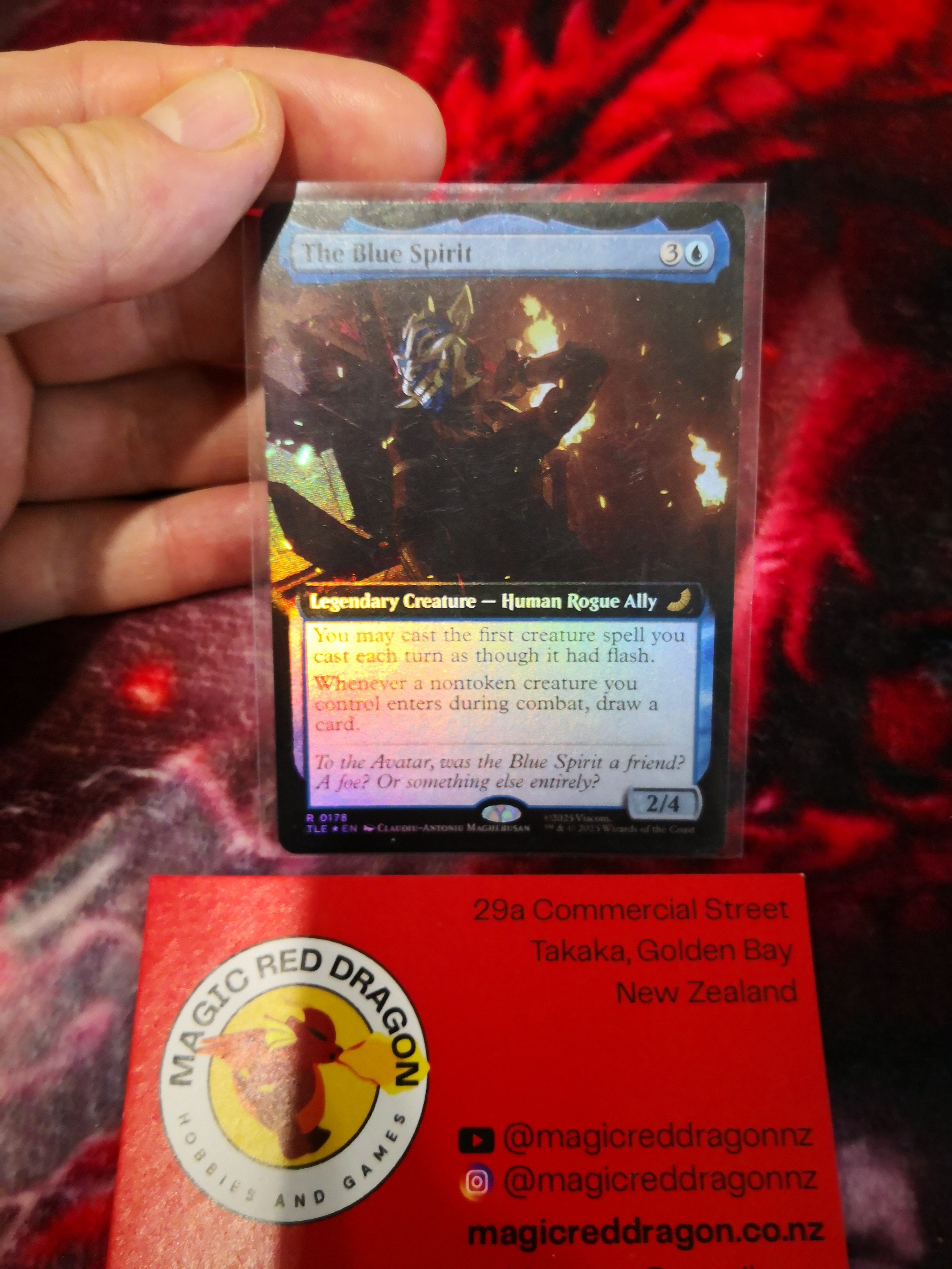 The Blue Spirit R 0178 Extended Art FOIL