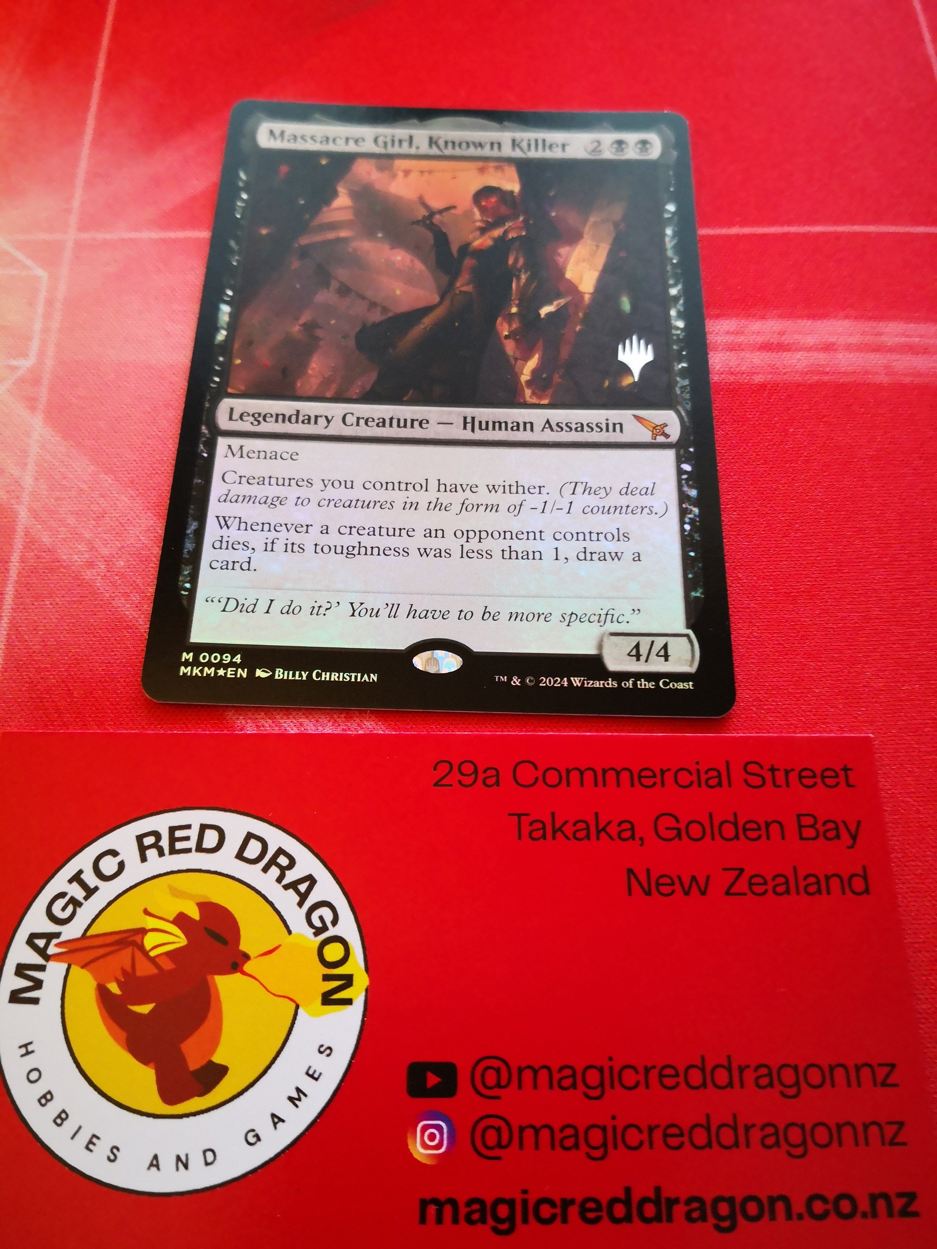 Massacre Girl, Known Killer M 0094 FOIL Promo