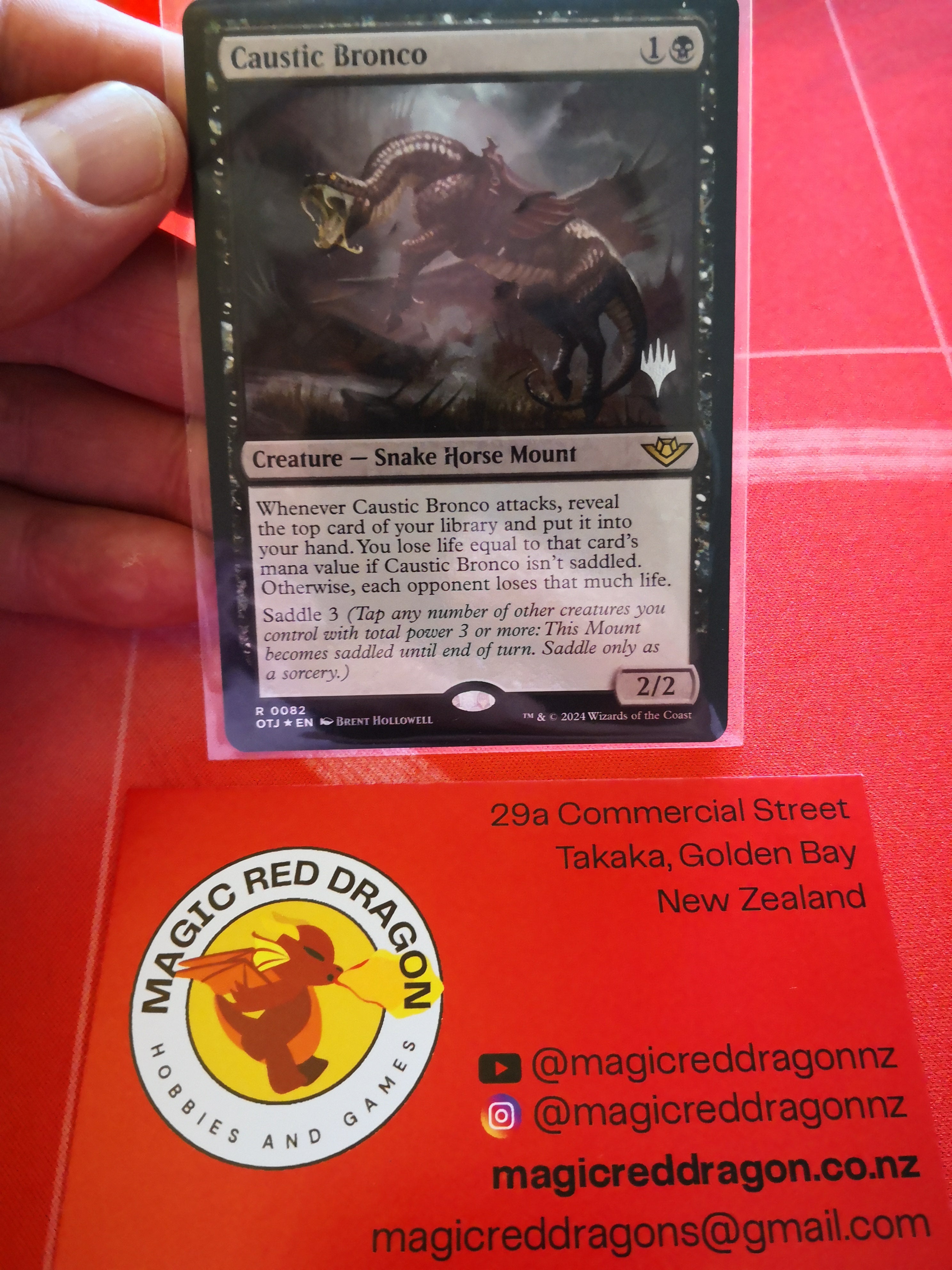 Caustic Bronco R 0082 FOIL Promo