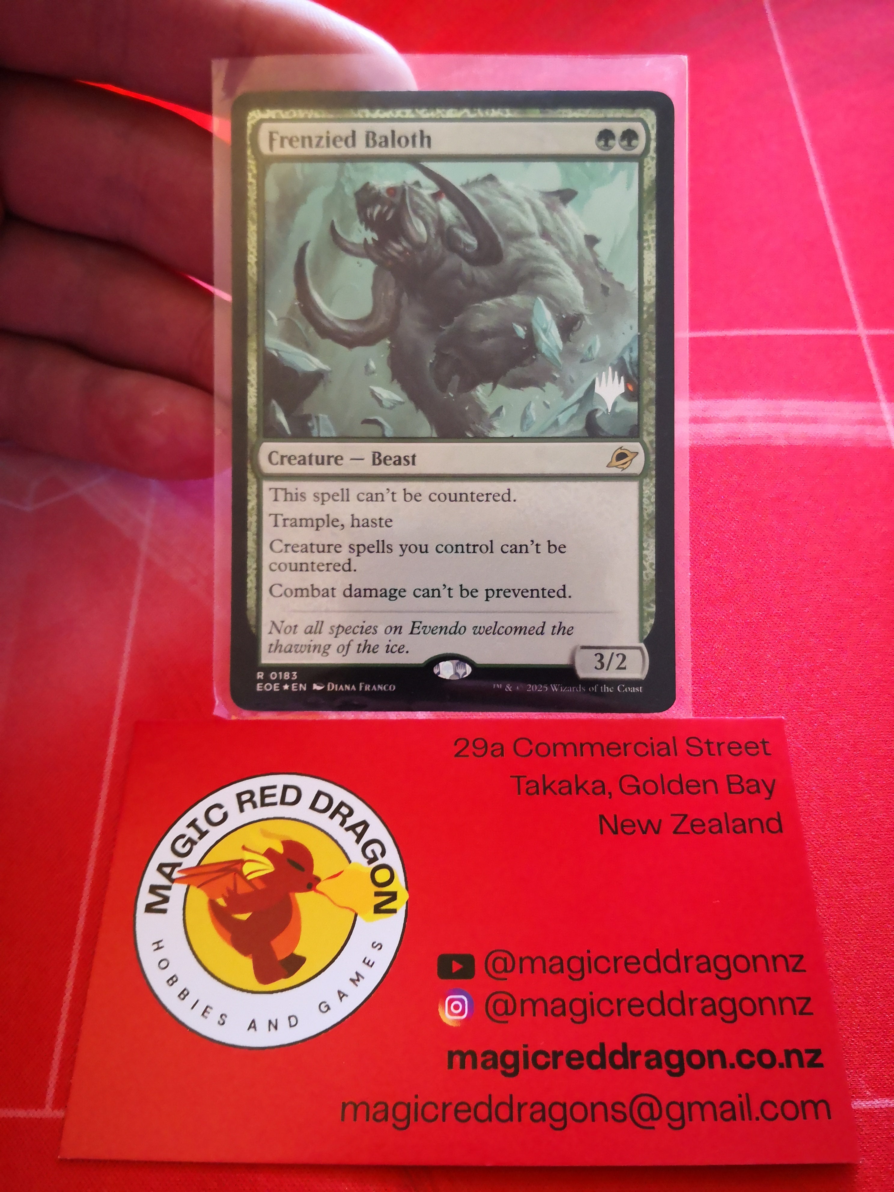 Frenzied Baloth R 0183 FOIL Promo