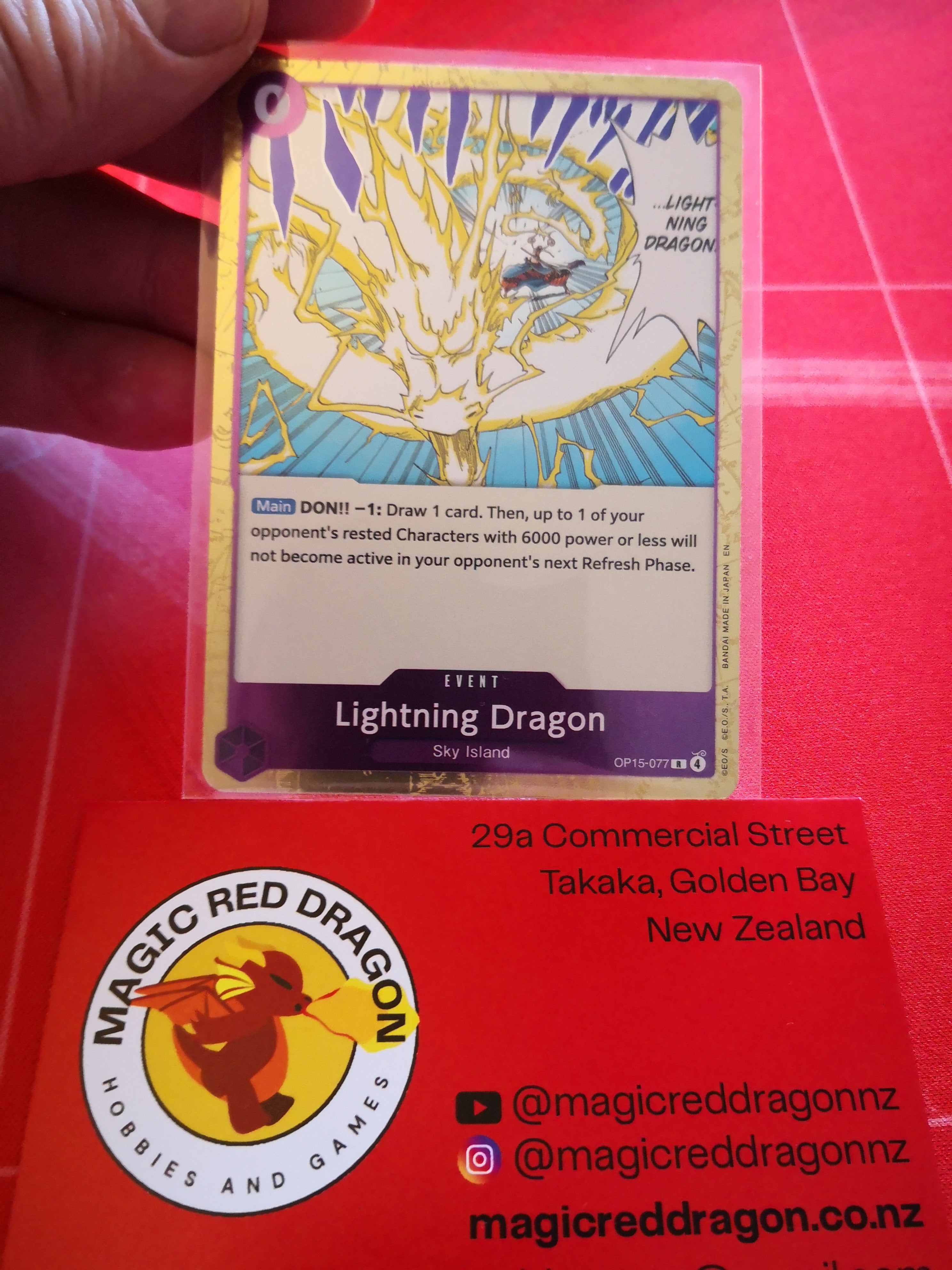 Lightning Dragon - R OP-15-077 - One Piece TCG singles