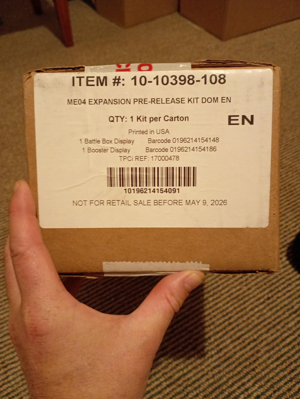 Chaos Rising - Pre Release Kit Sealed - Build and Battle box + Booster Box + Staff Promos - Pokémon TCG: Mega Evolution Chaos Rising