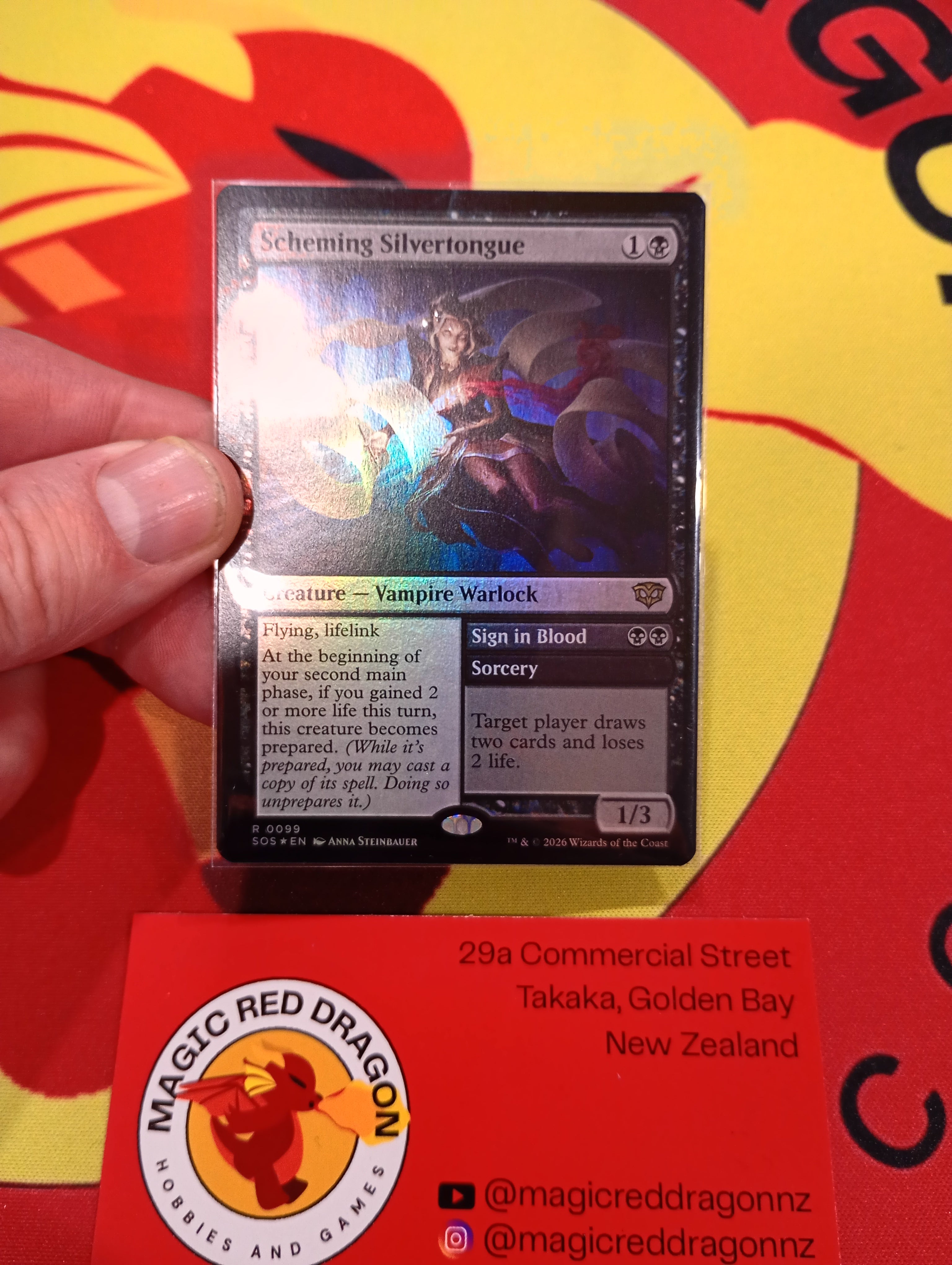 Scheming Slivertonge - FOIL - Mtg singles -