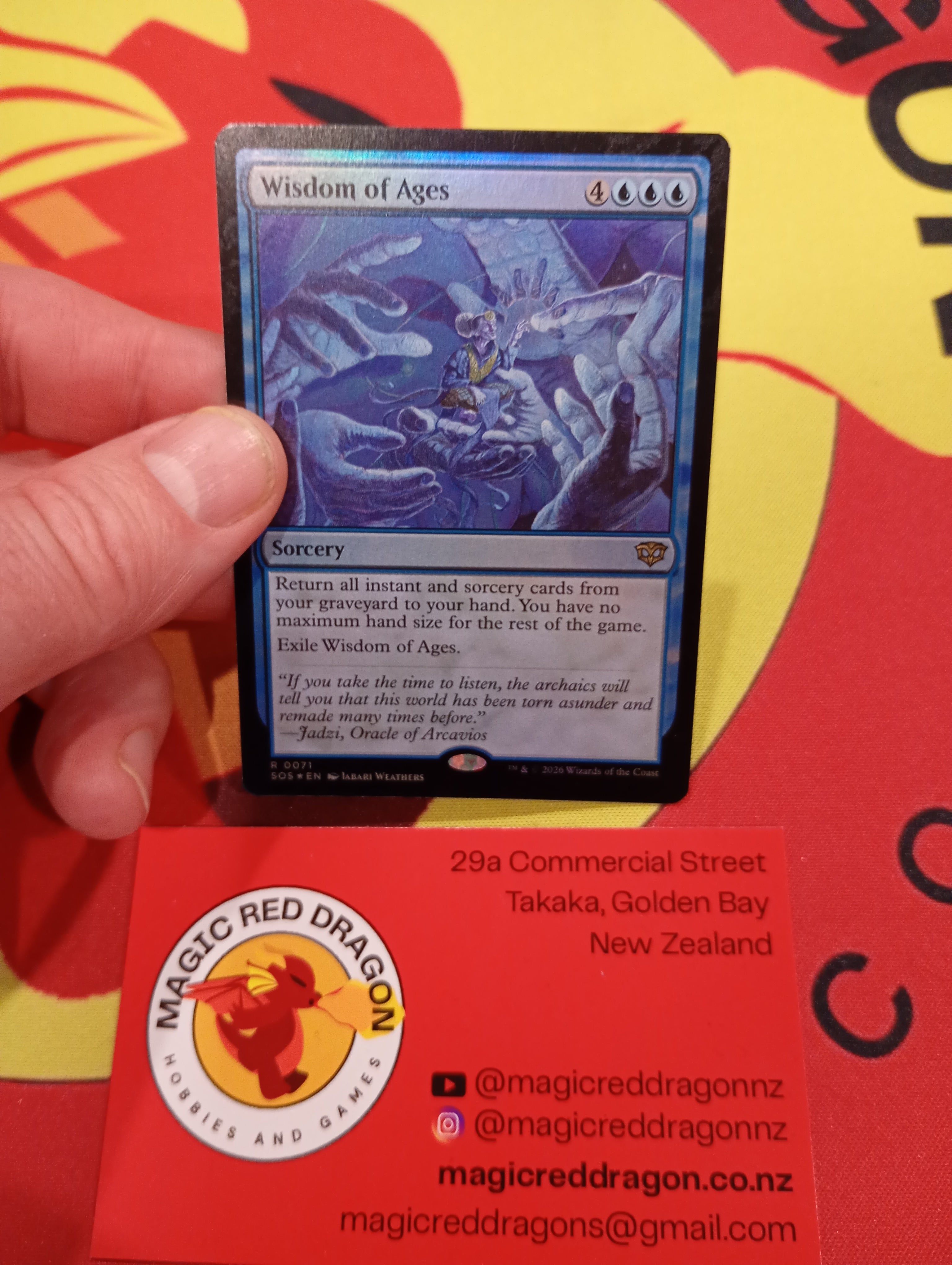 Wisdom of Ages - FOIL - Mtg singles -