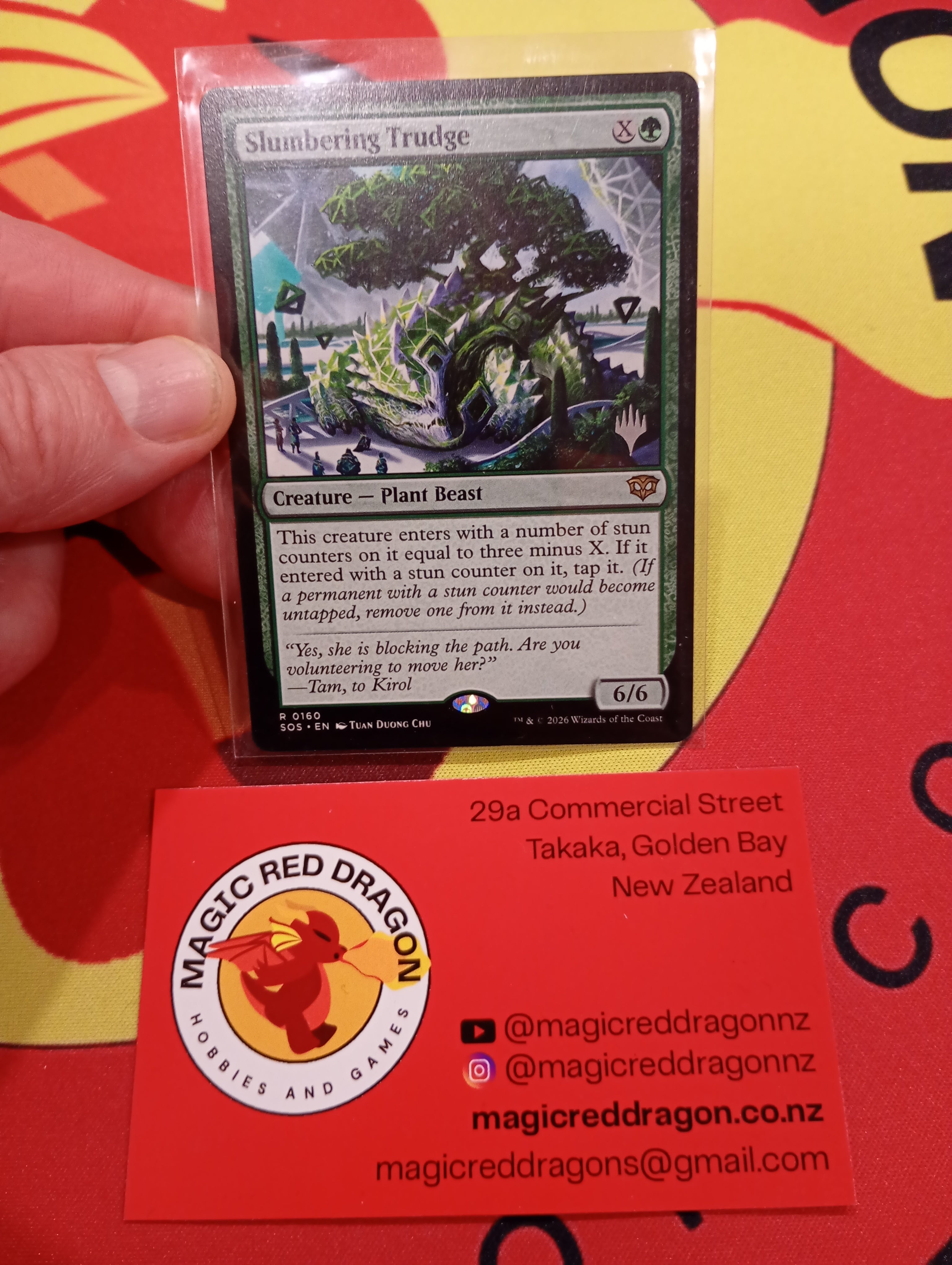 Slumbering Trudge- PROMO - Mtg singles -