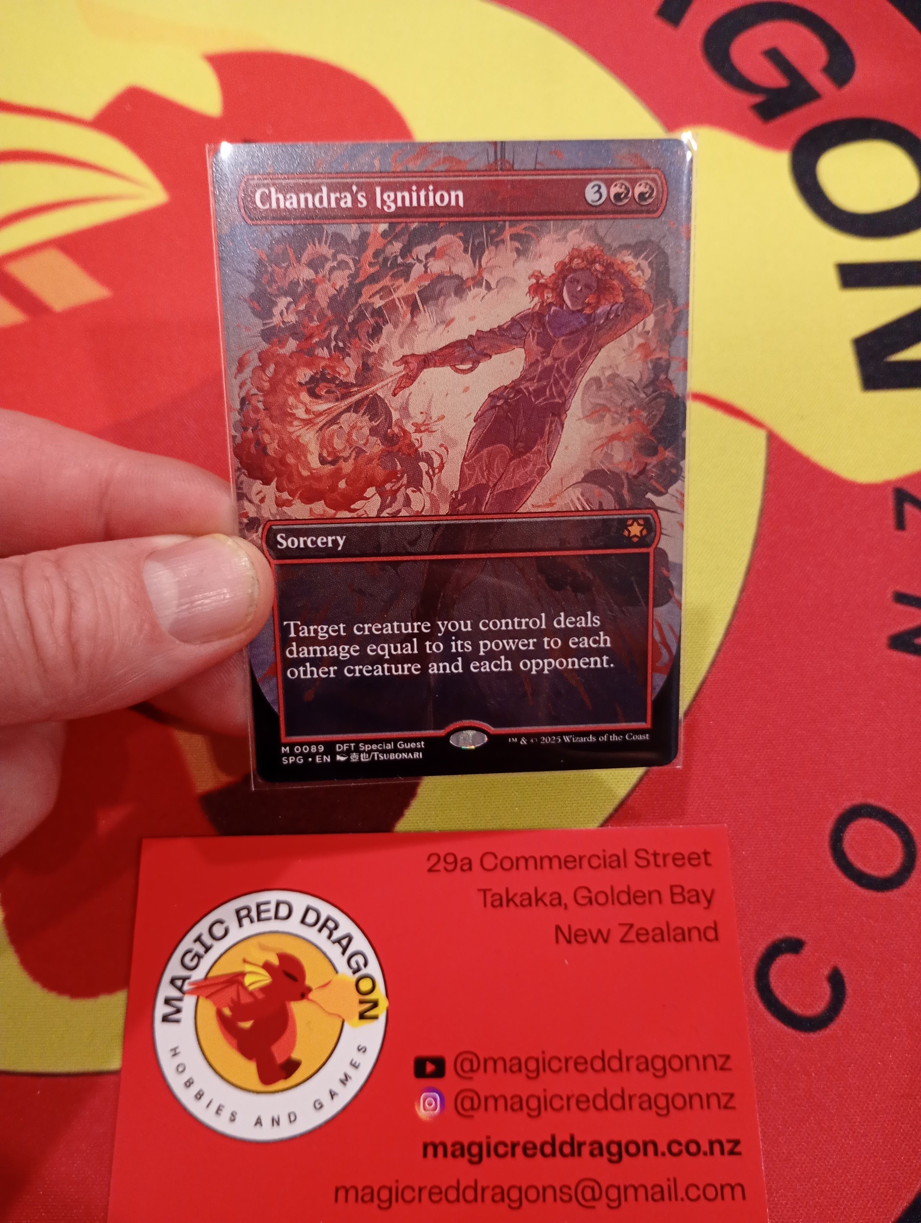 Chandra's Ignition - Borderless - Mtg singles -