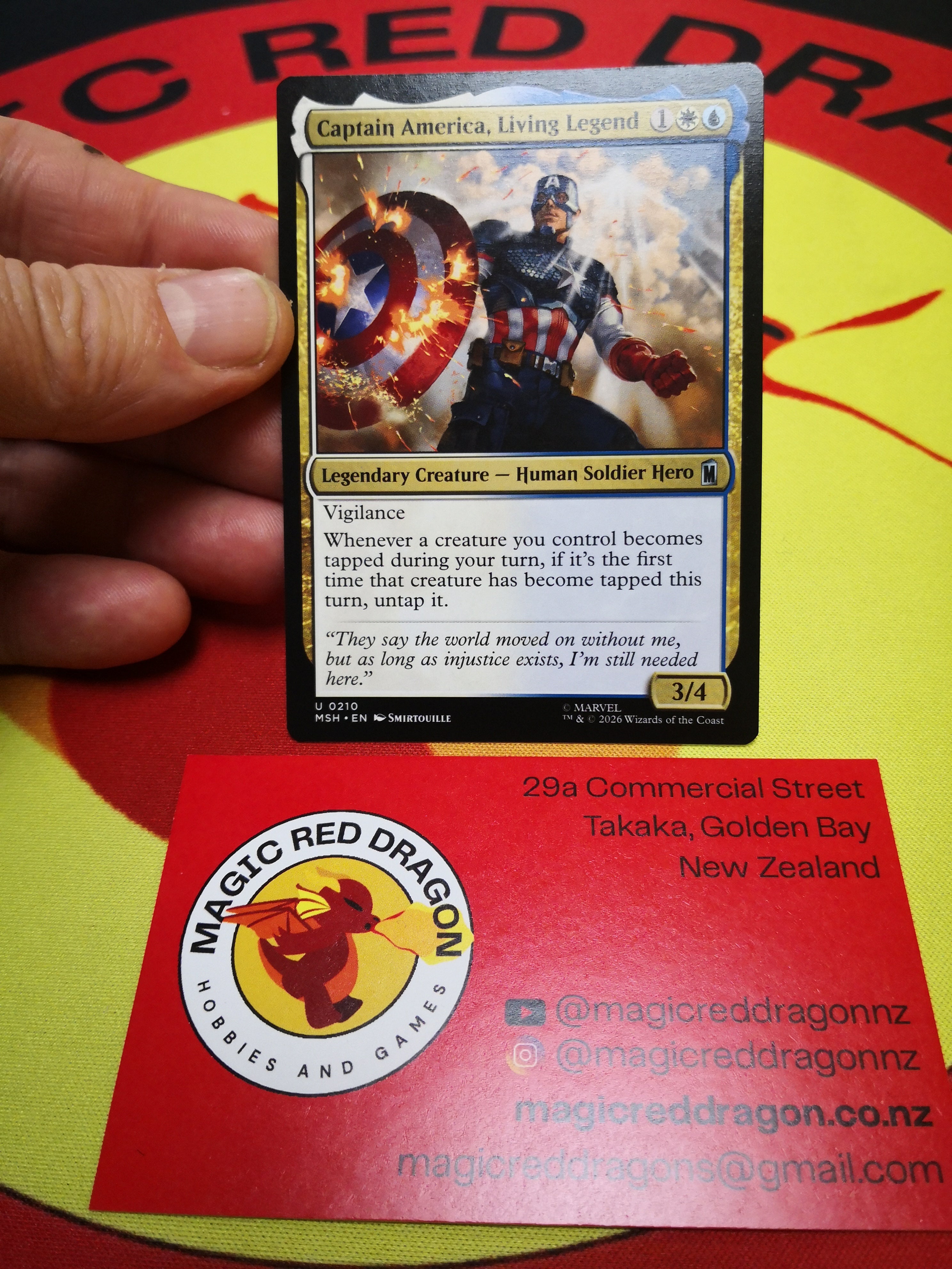 Captain America, Living Legend - Mtg singles -