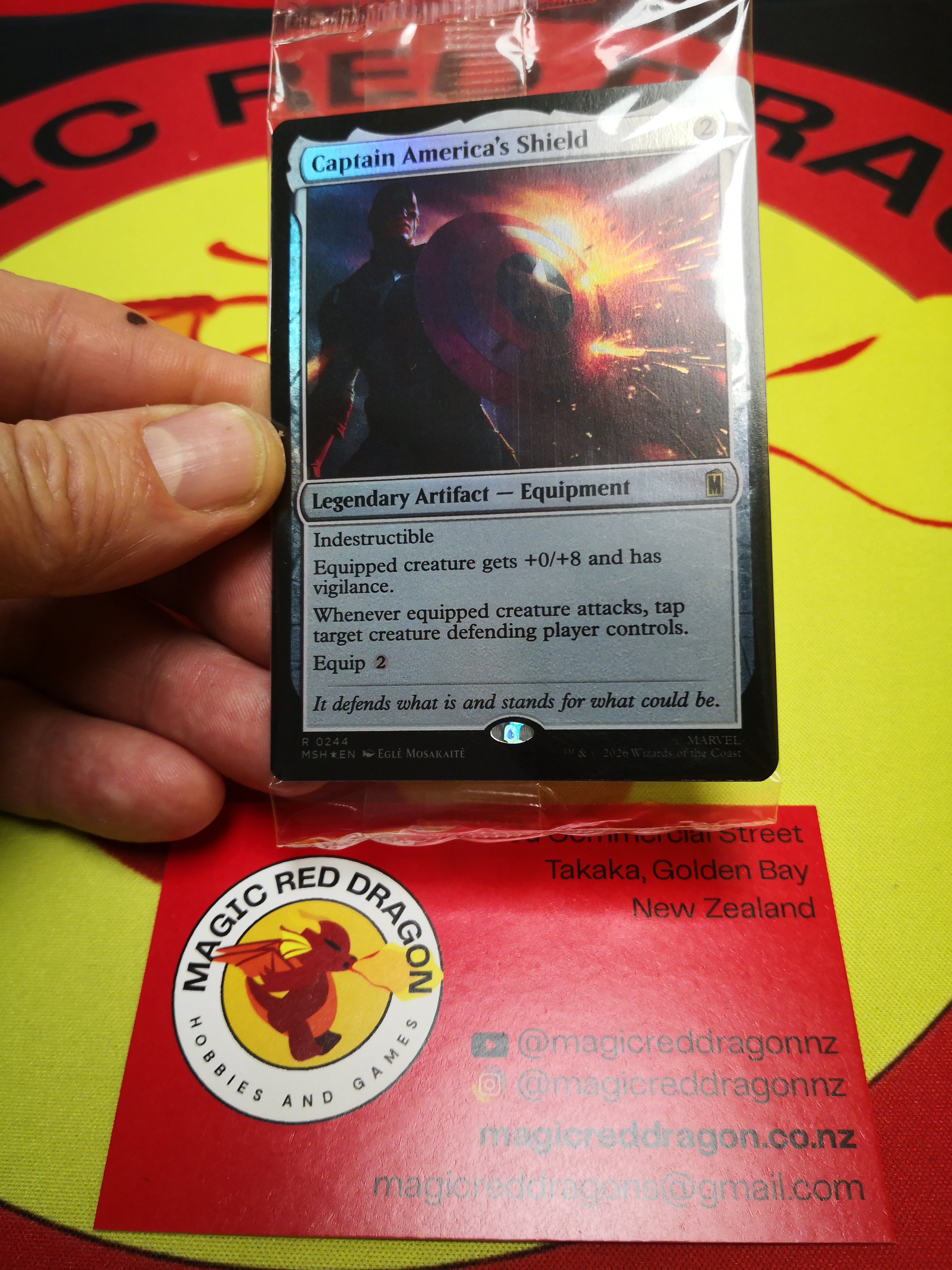 Captain America's Shield - FOIL - Mtg singles -