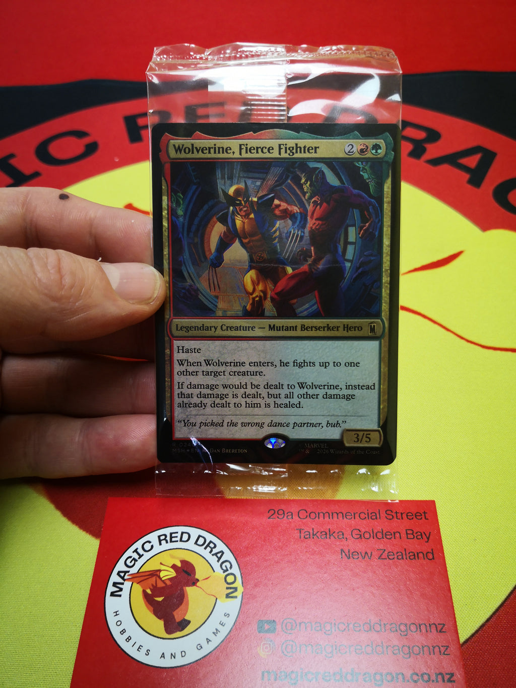 Wolverine, Fierce Fighter - FOIL - Mtg singles -