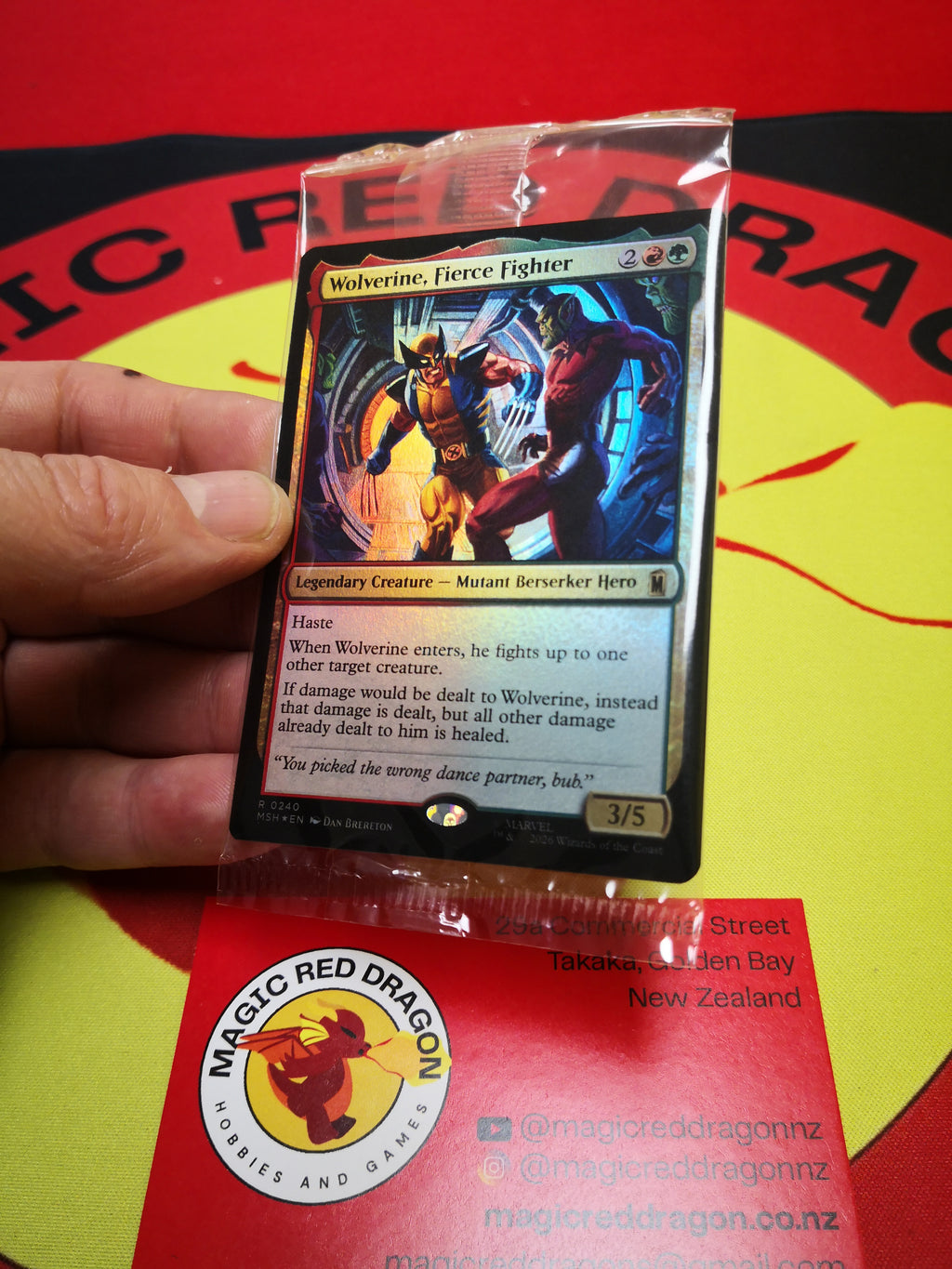 Wolverine, Fierce Fighter - FOIL - Mtg singles -