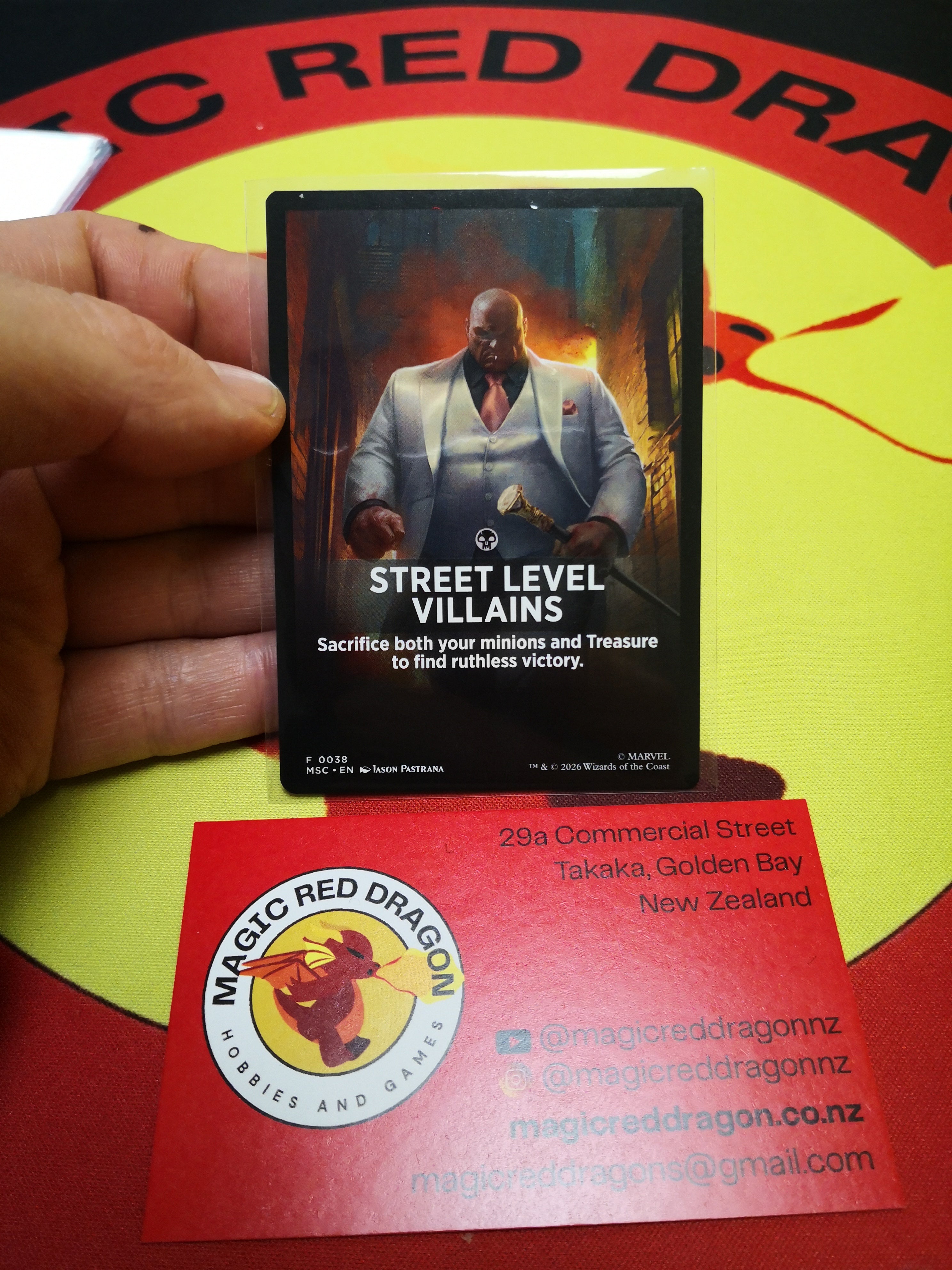 Street Level Villains Theme Card