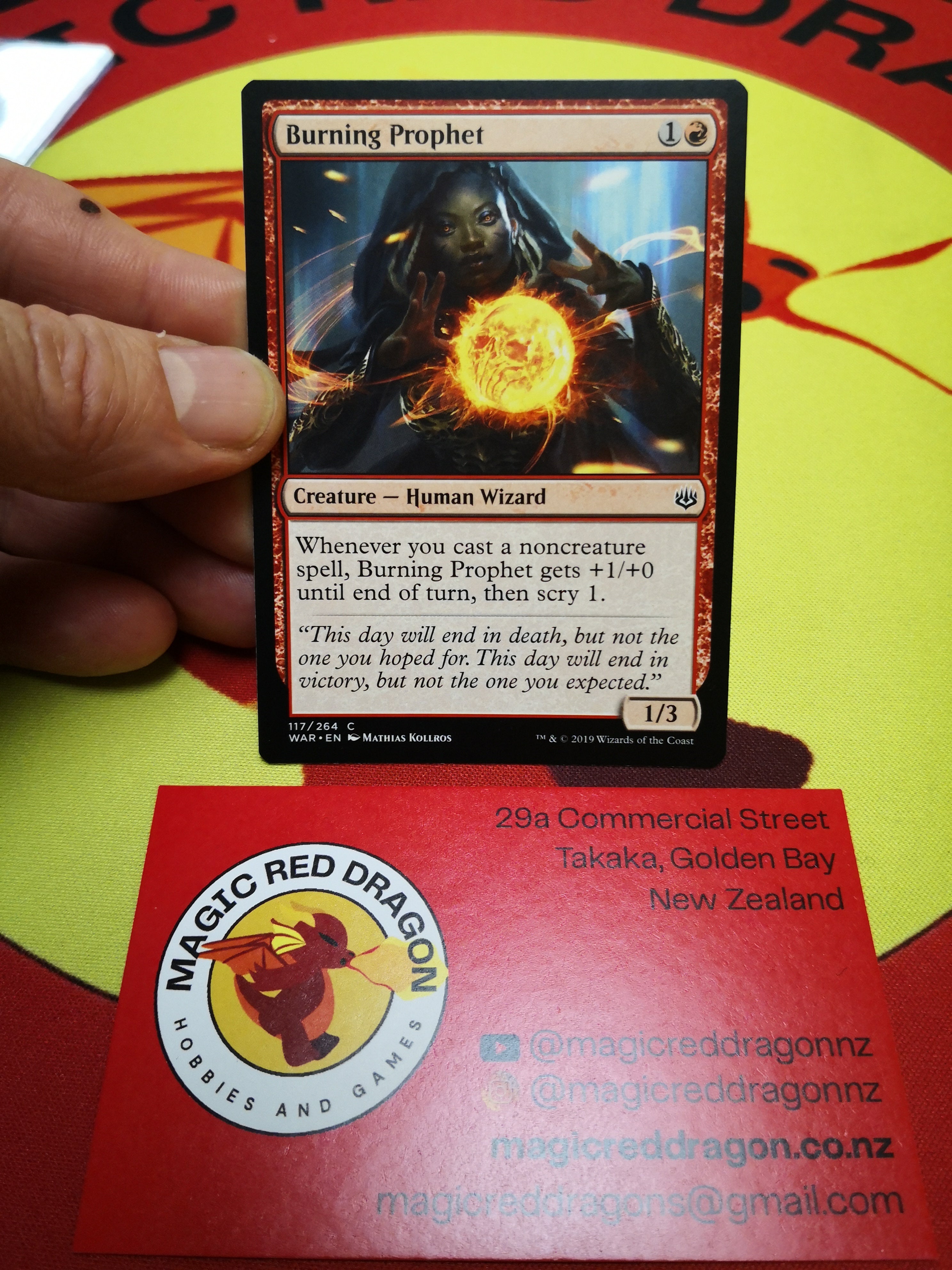 Burning Prophet  - Mtg singles -