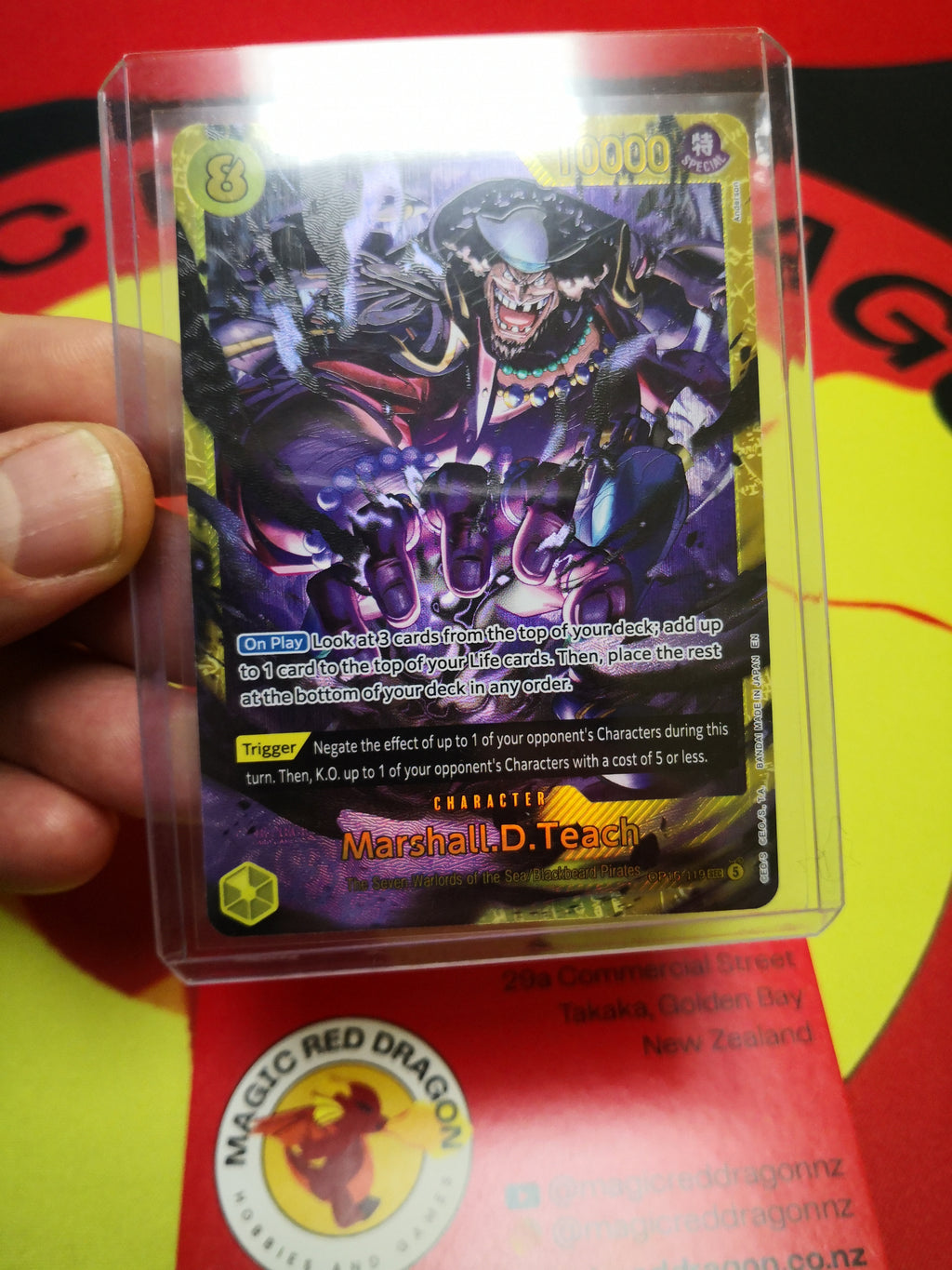 Marshall.D.Teach - OP16-119 SEC - One Piece TCG singles