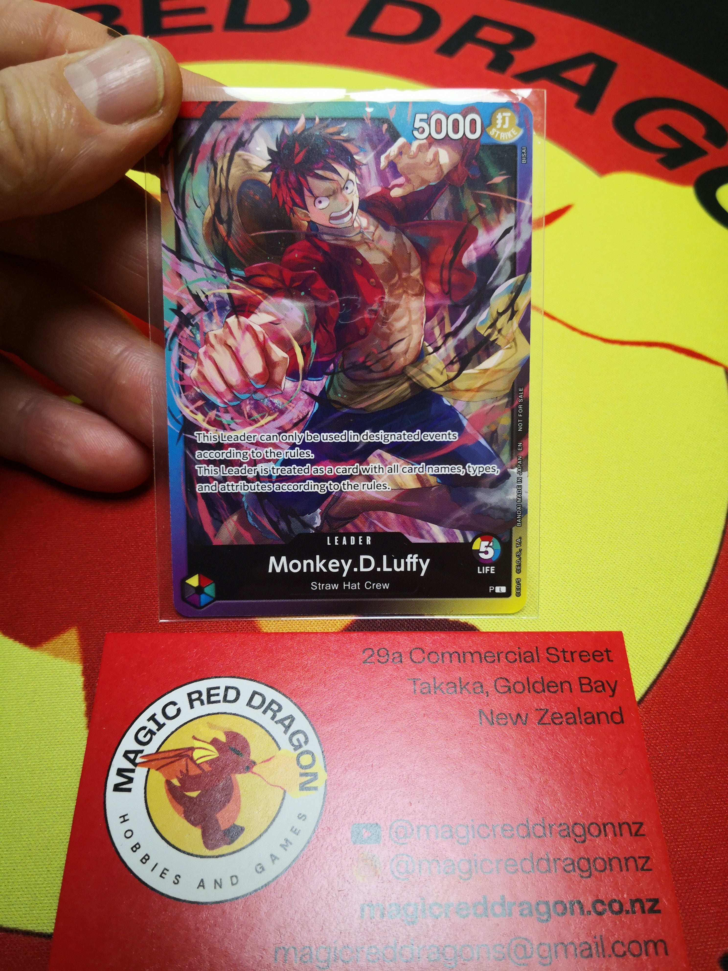 Monkey.D.Luffy - Leader Promo - One Piece TCG singles