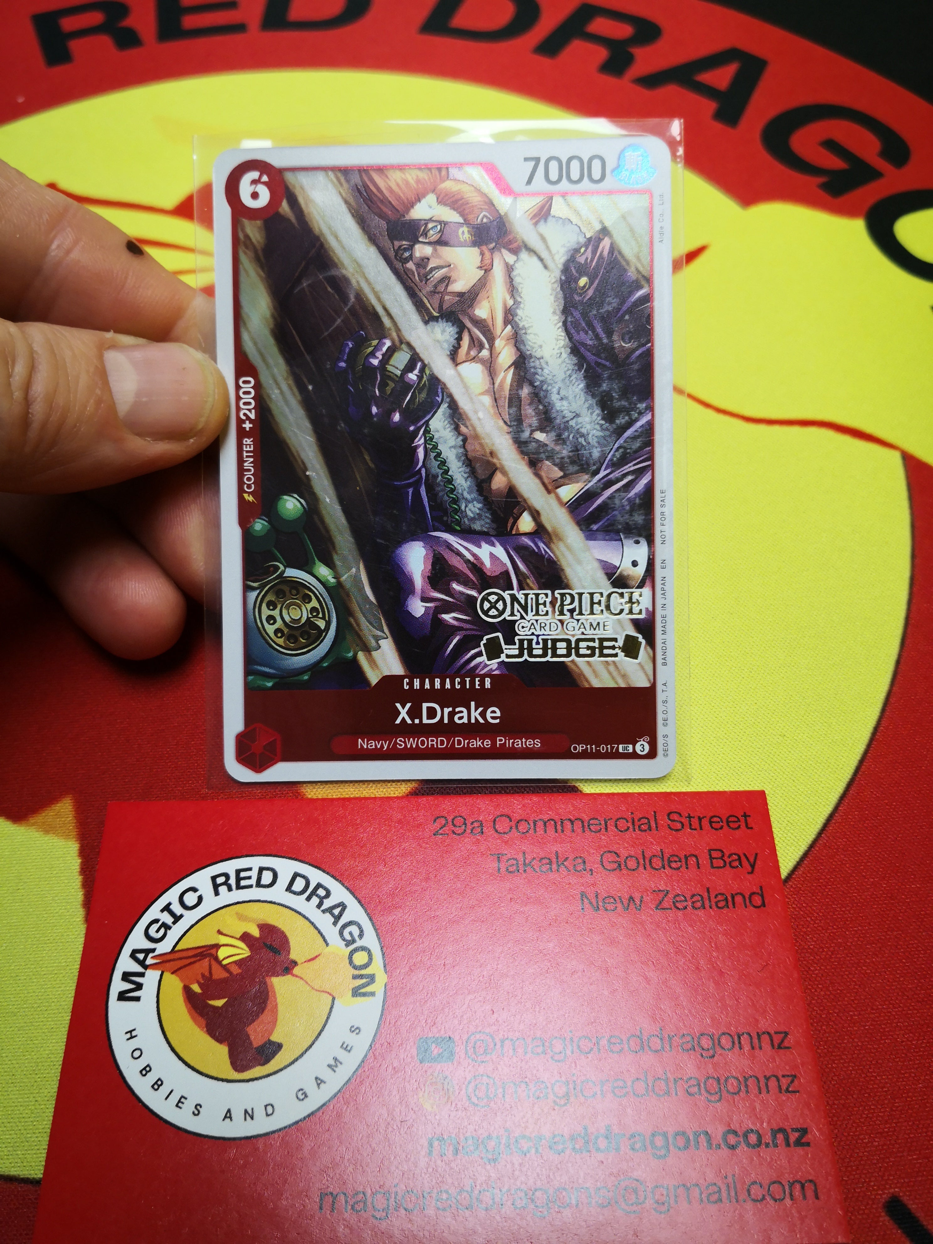 X.Drake - OP-11-017 Judge Promo - One Piece TCG singles