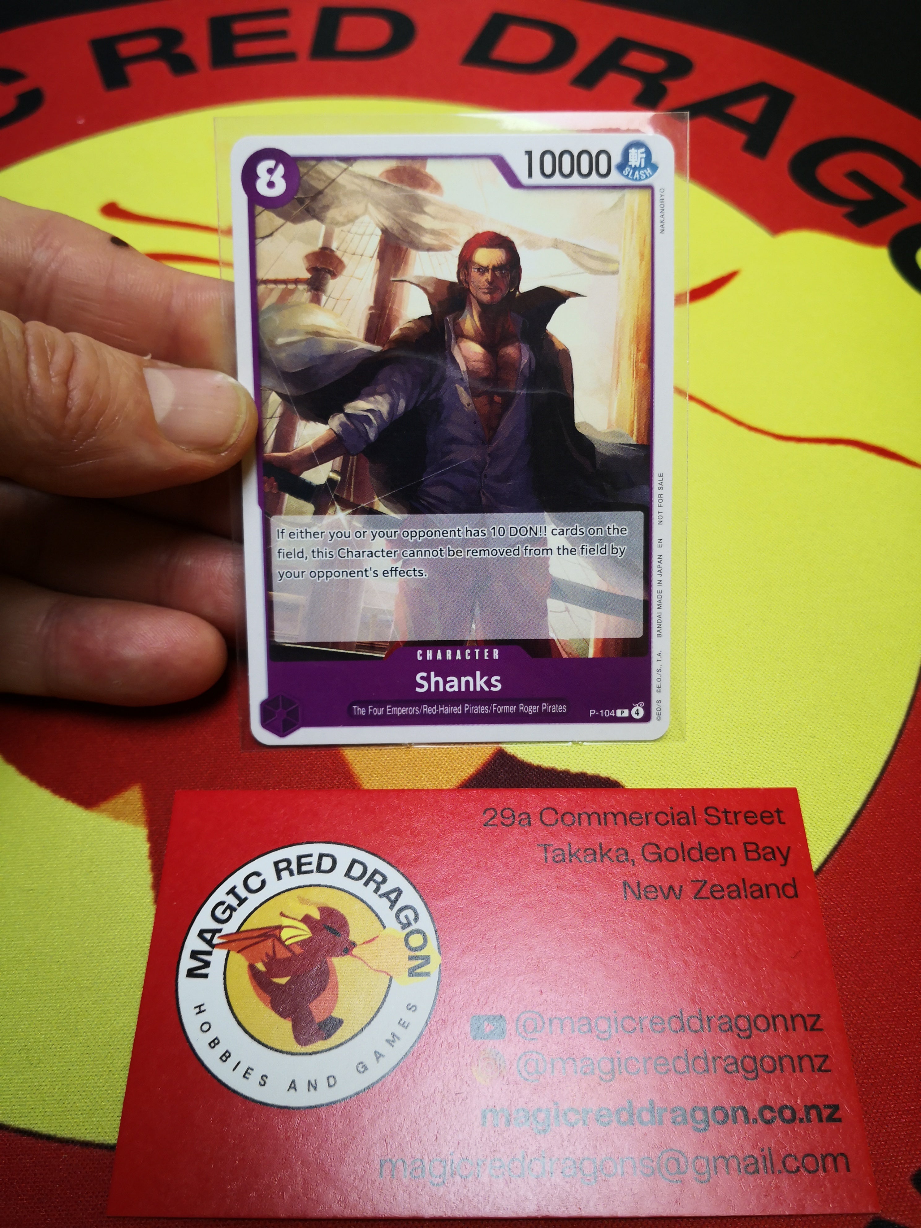 Shanks - P-104 Promo - One Piece TCG singles
