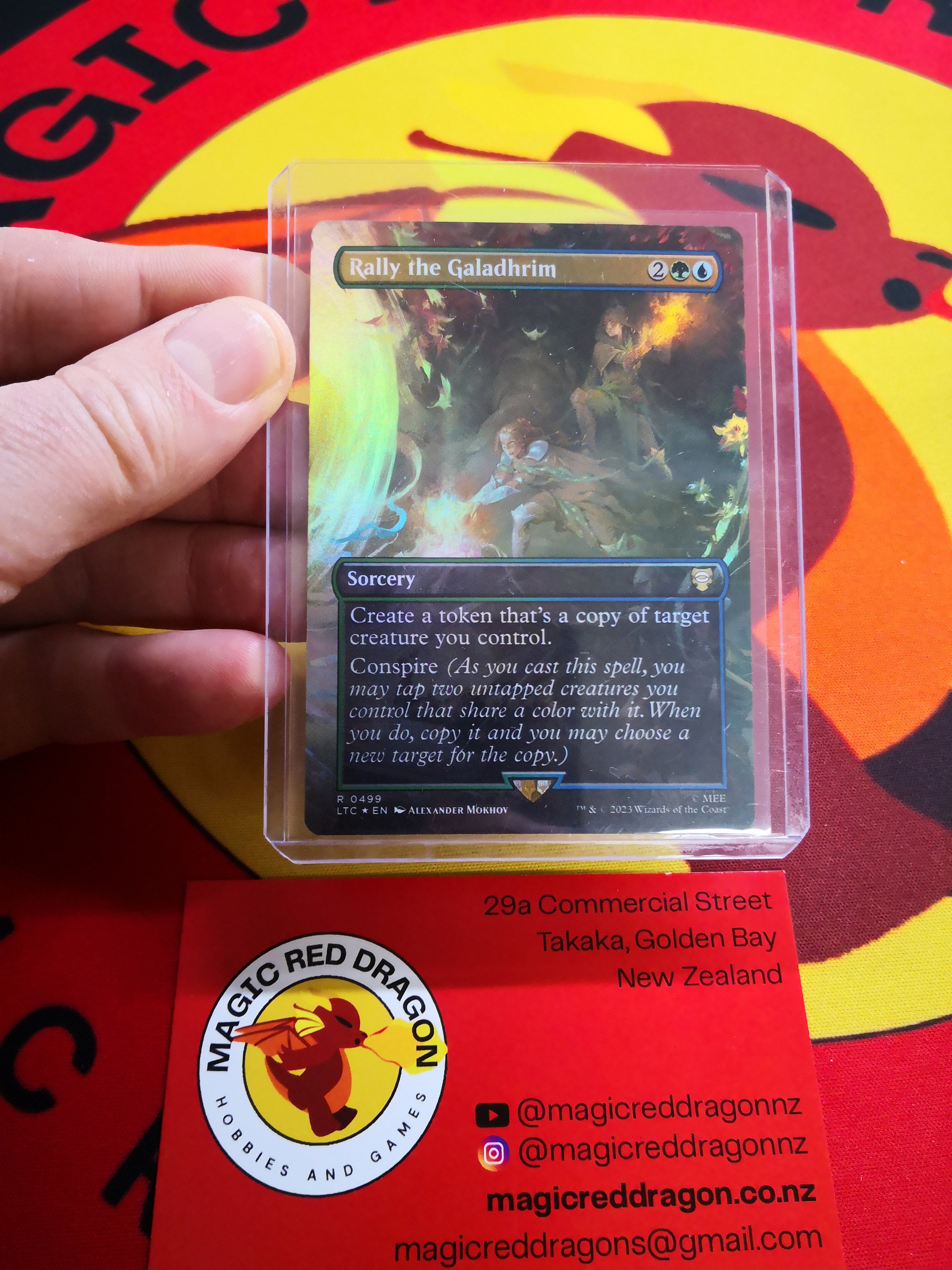 Rally the Galadhrim - 499 - Borderless FOIL - NM