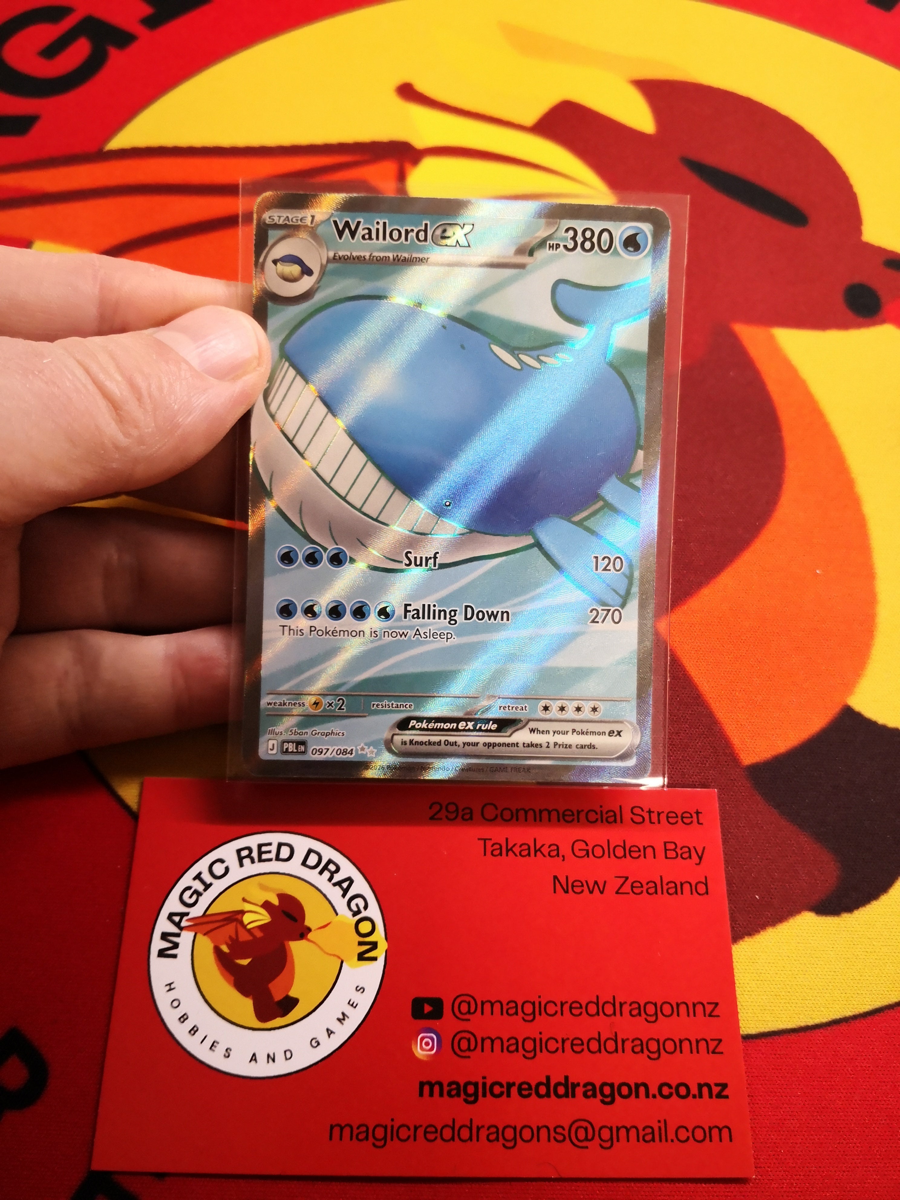 Wailord EX 097/084  - Pokemon TCG Singles