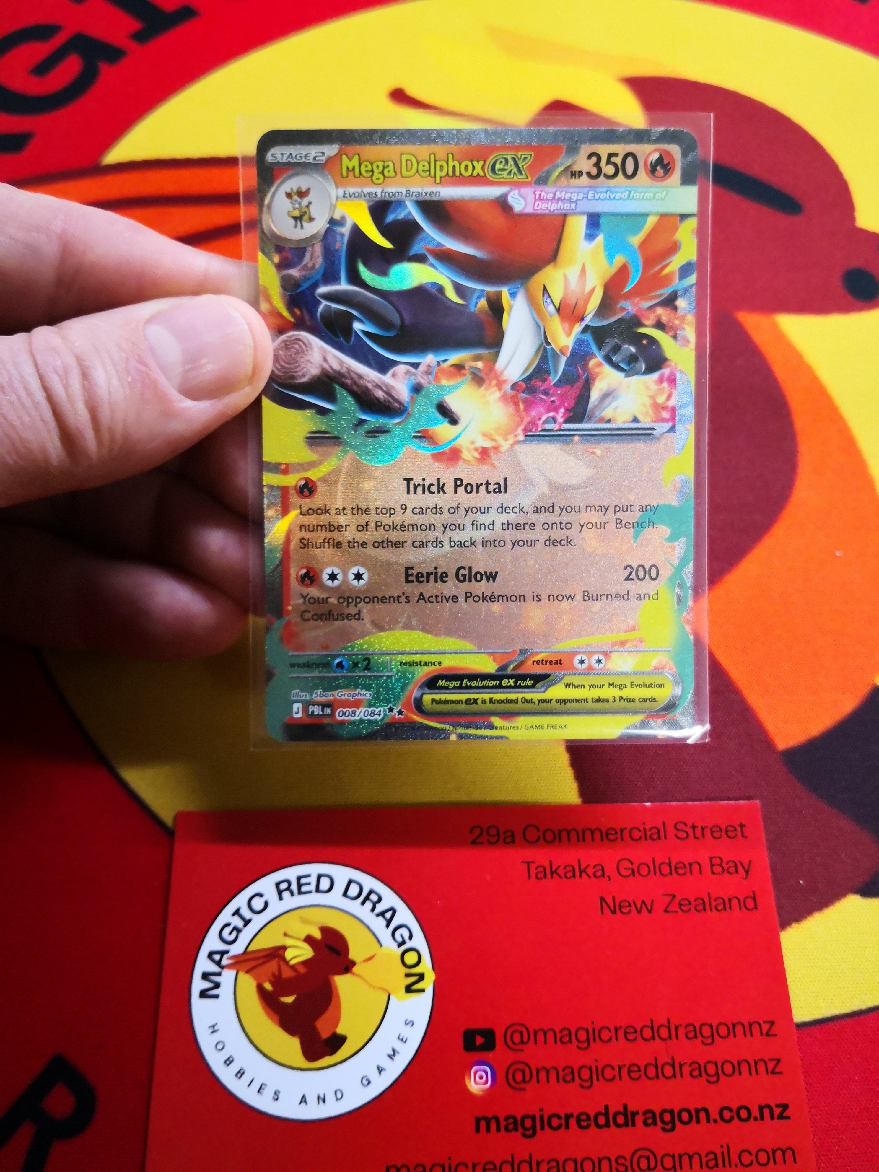 Mega Delphox ex 008/084  - Pokemon TCG Singles