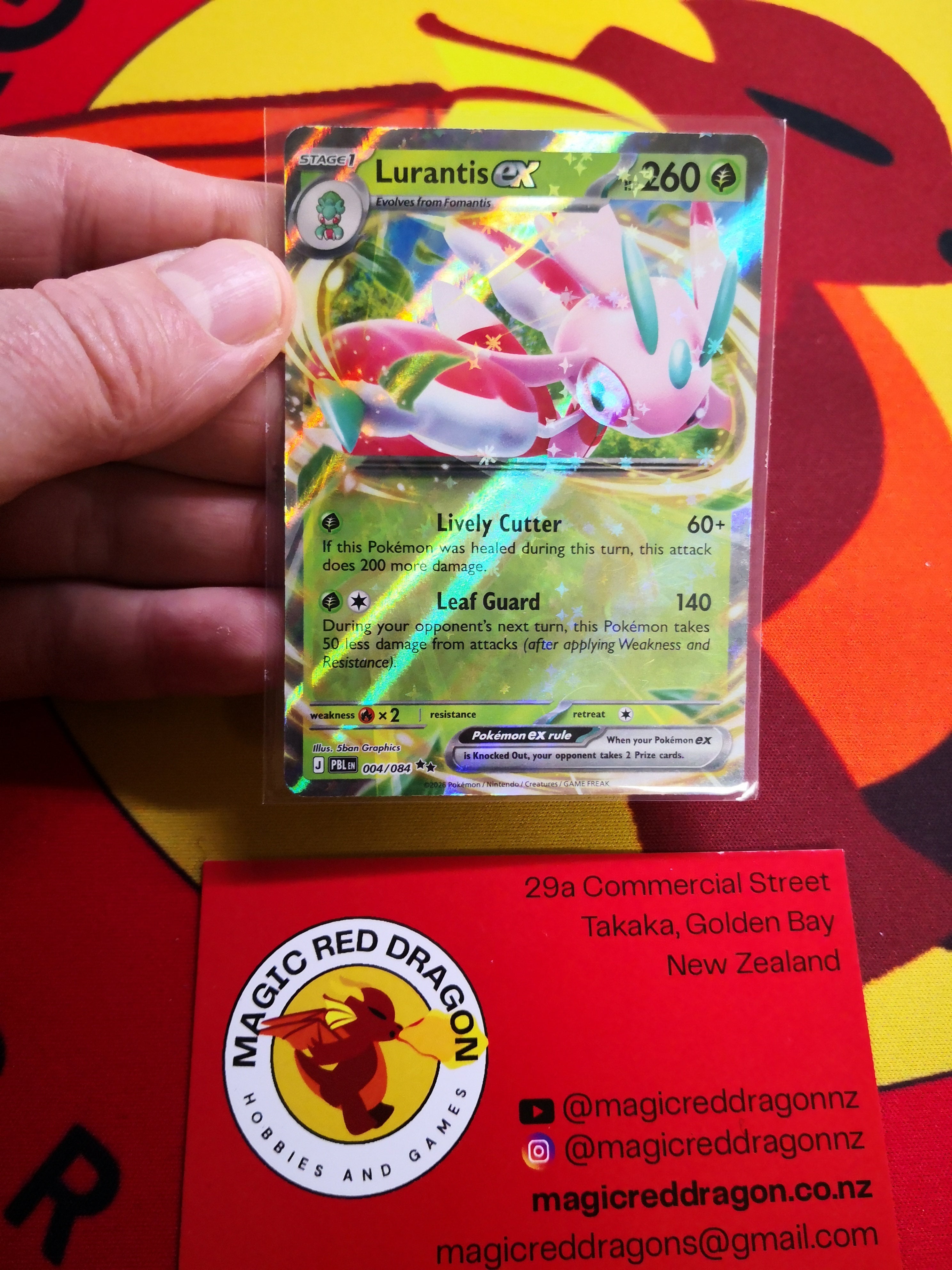 Lurantis ex 004/084  - Pokemon TCG Singles